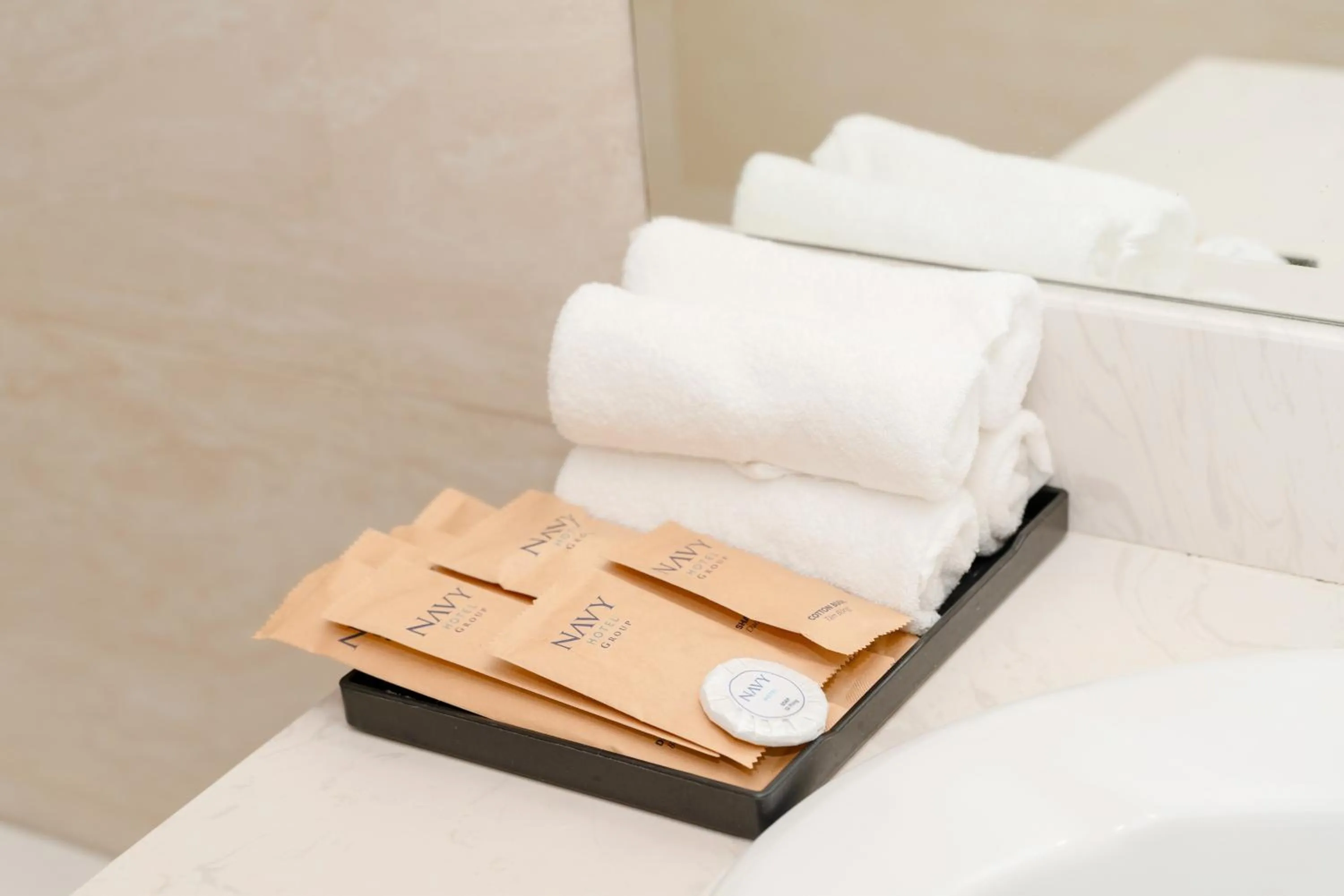 Bathroom, Bed in Galliot Hotel Nha Trang