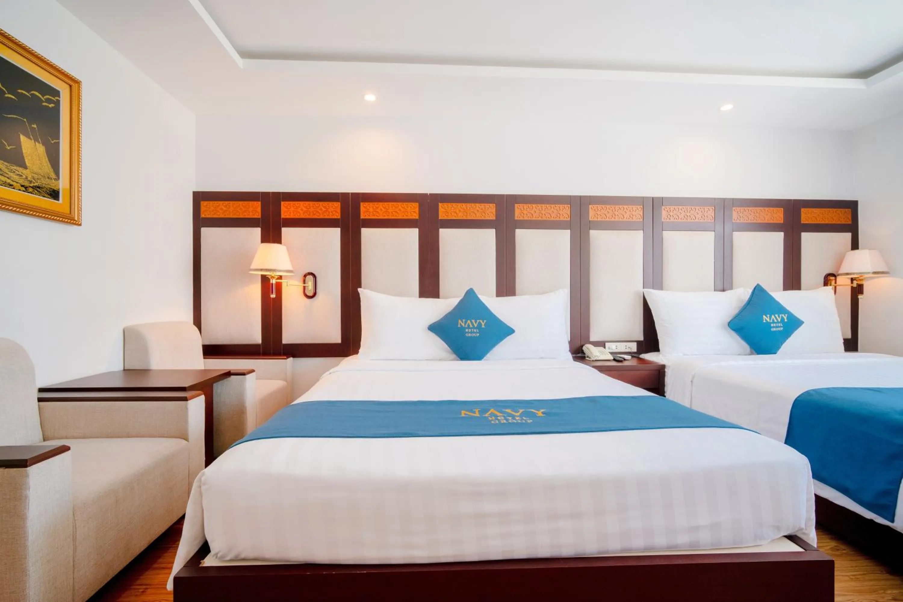 Bed in Galliot Hotel Nha Trang