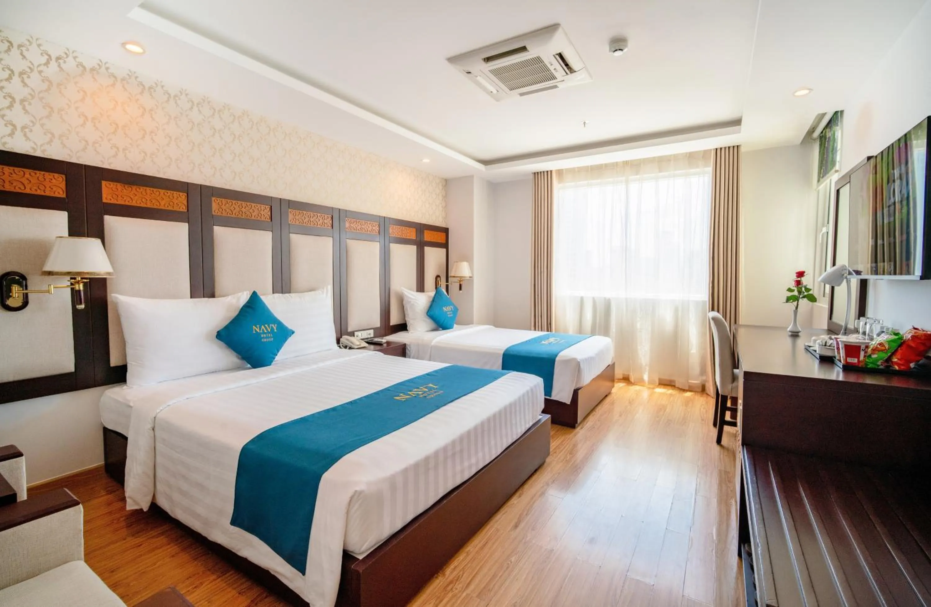 Bed in Galliot Hotel Nha Trang