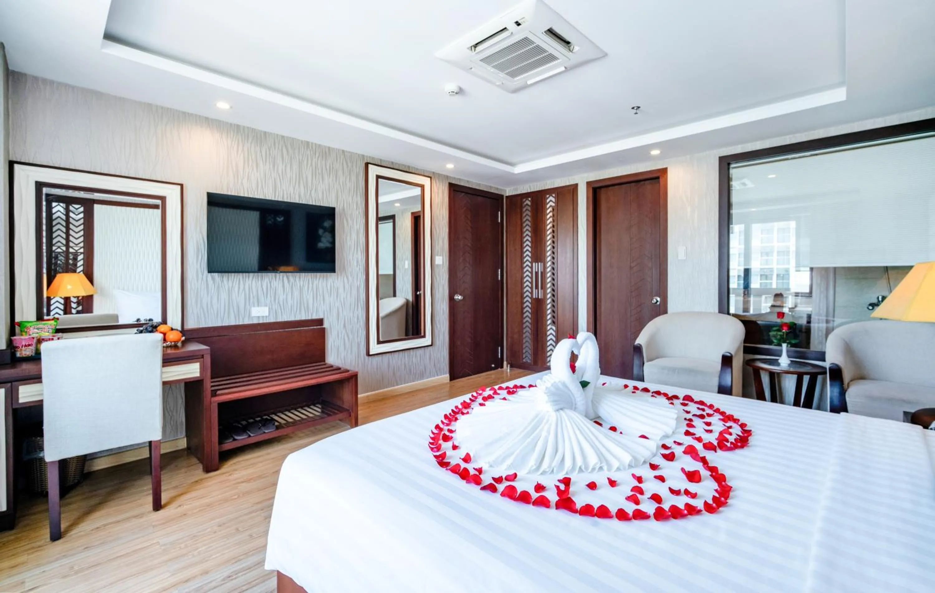 Bed in Galliot Hotel Nha Trang