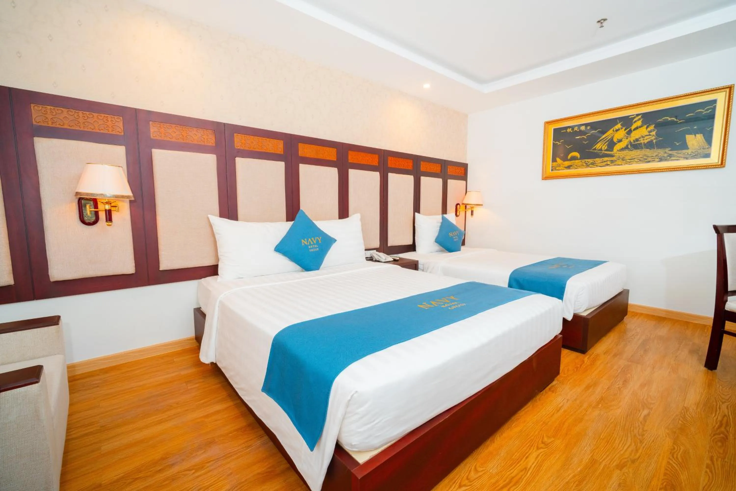 Bed in Galliot Hotel Nha Trang