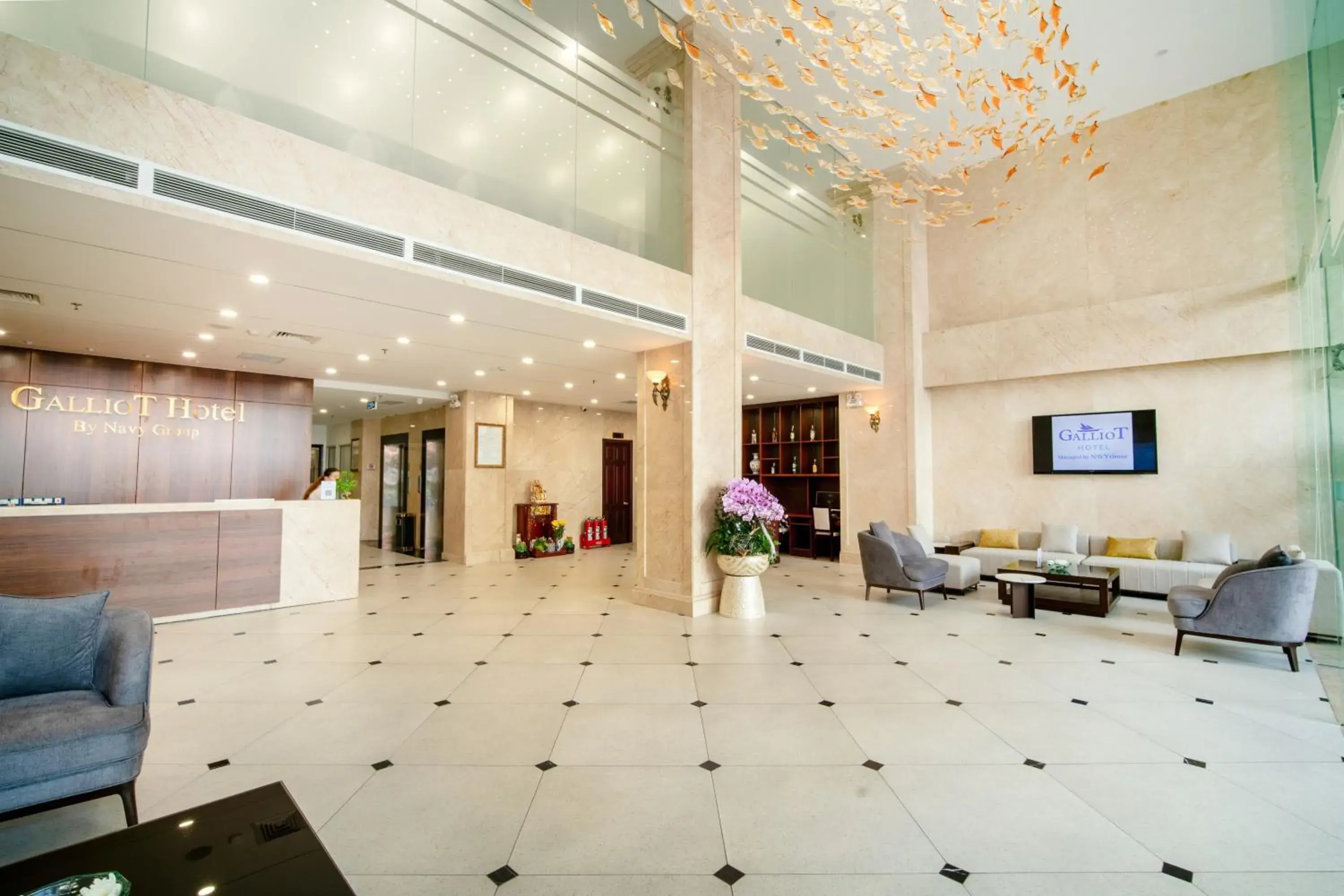 Lobby or reception in Galliot Hotel Nha Trang Lobby or reception in Galliot Hotel Nha Trang