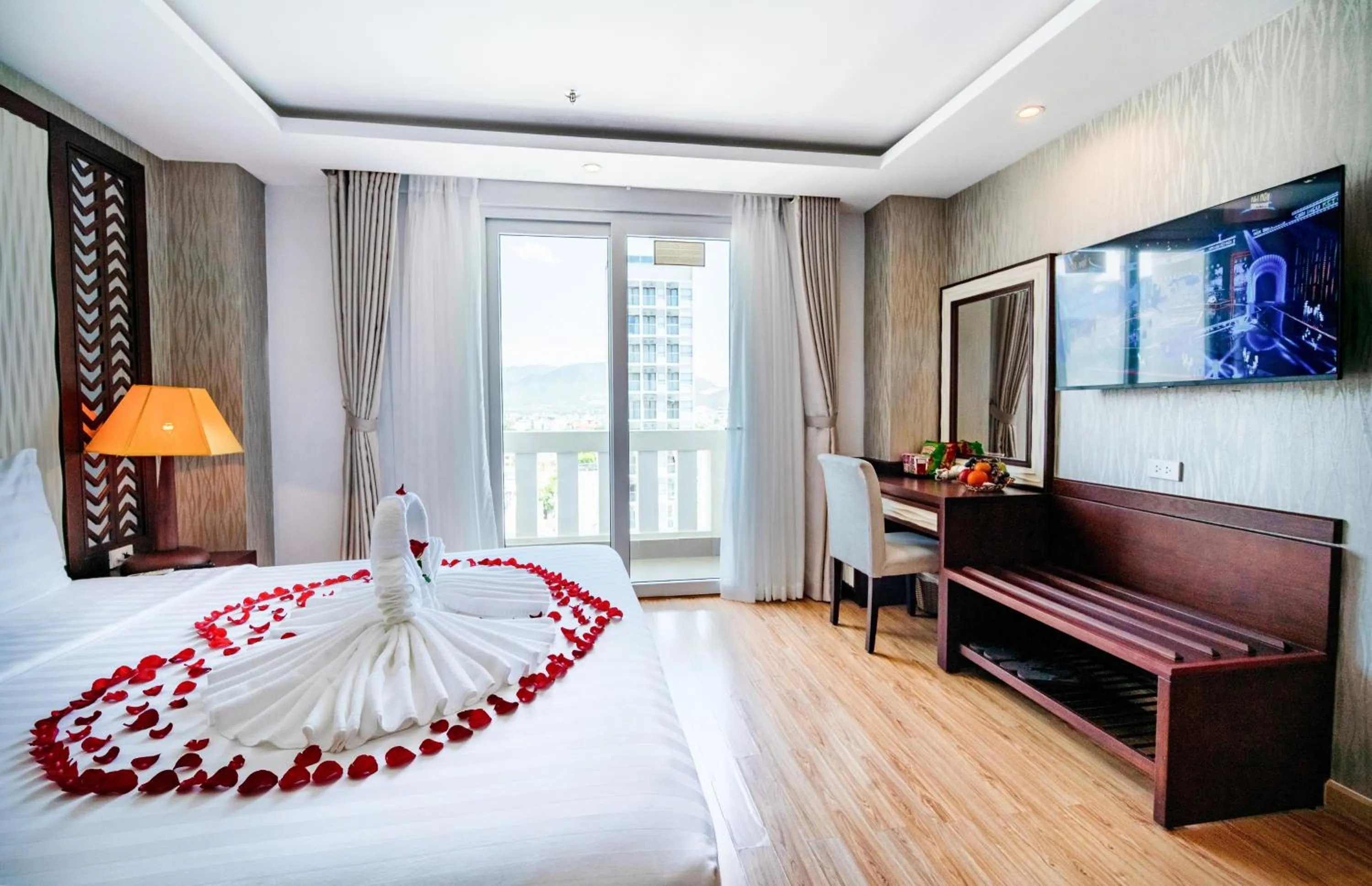 Bed in Galliot Hotel Nha Trang