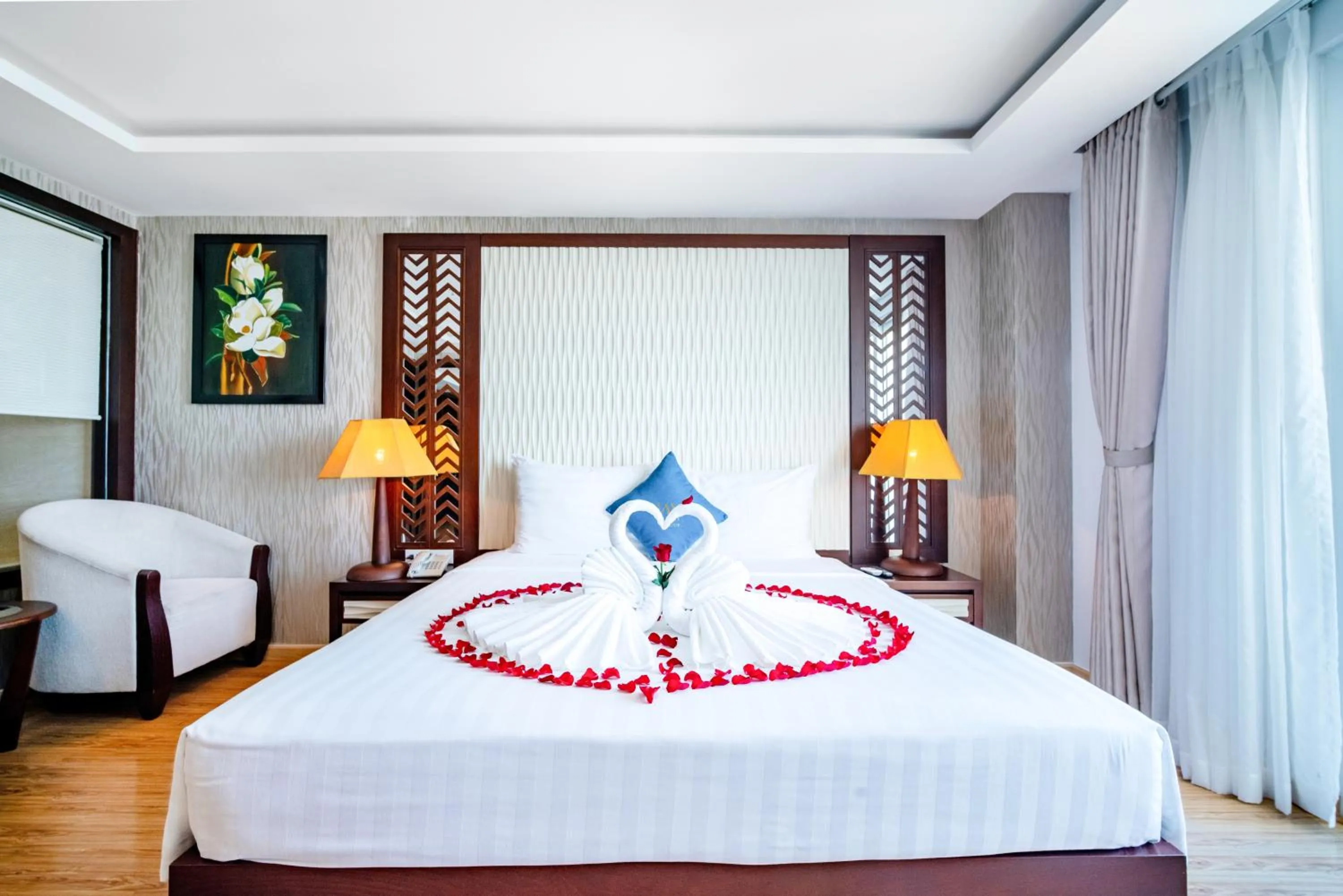 Bed in Galliot Hotel Nha Trang