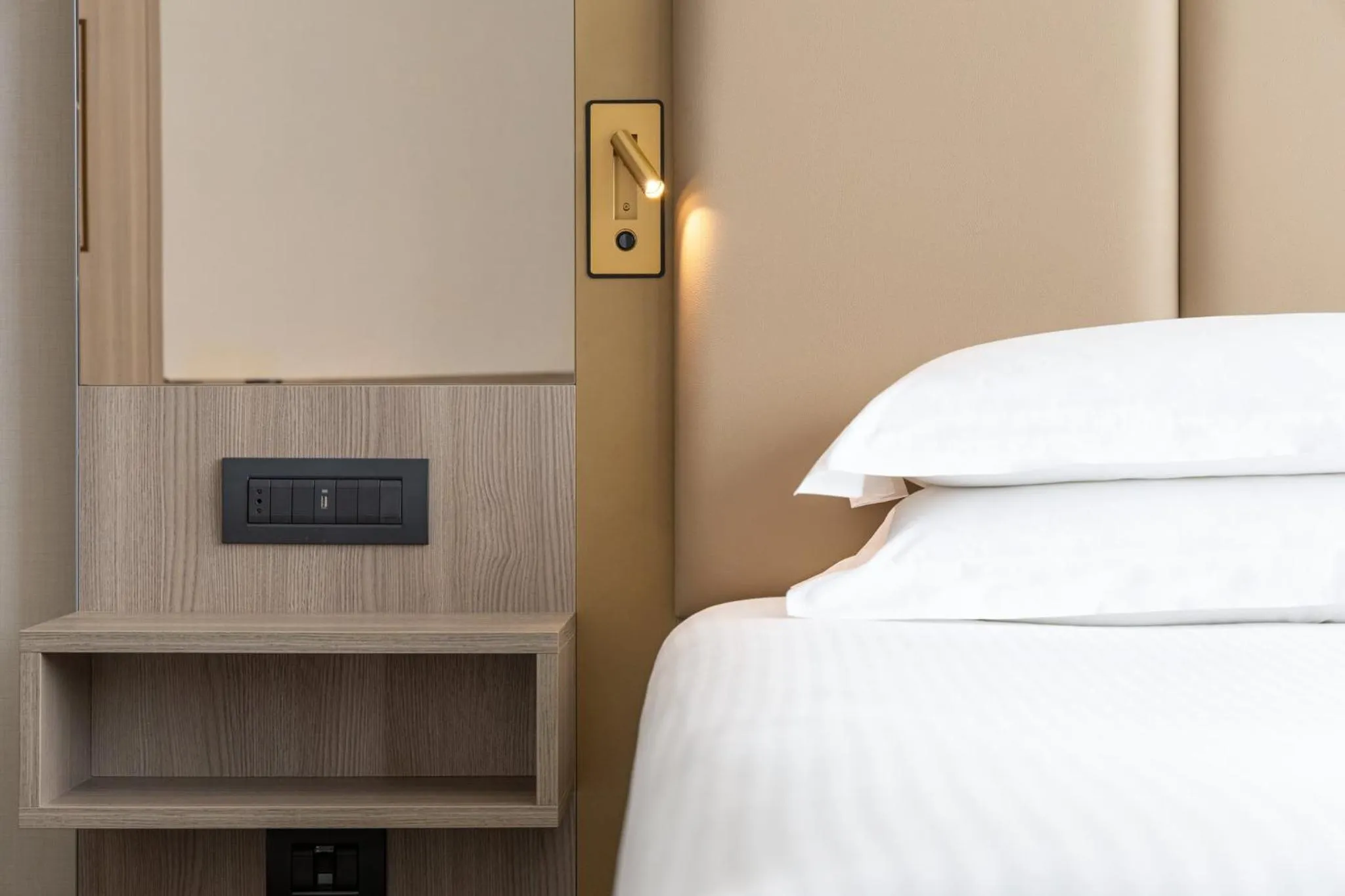 Photo of the whole room, Bed in Crowne Plaza Milan Linate by IHG