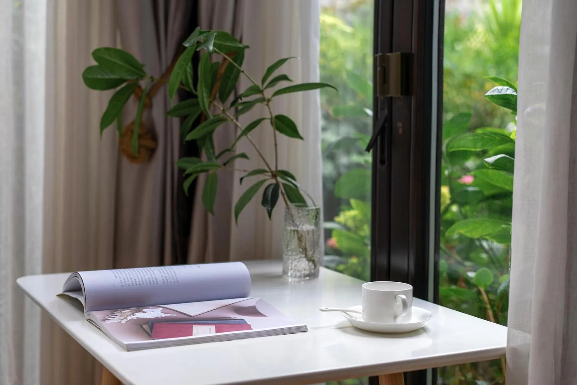 Garden view in The Bivou Lijiang