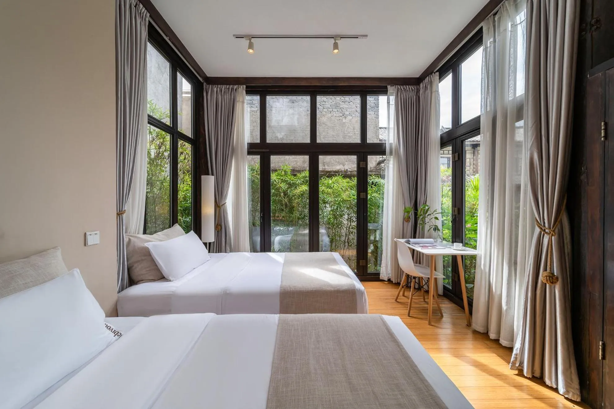 Photo of the whole room, Bed in The Bivou Lijiang