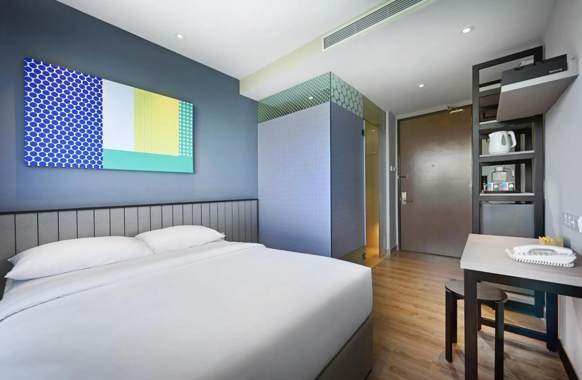 Bed in Hotel Komune Living & Wellness Kuala Lumpur