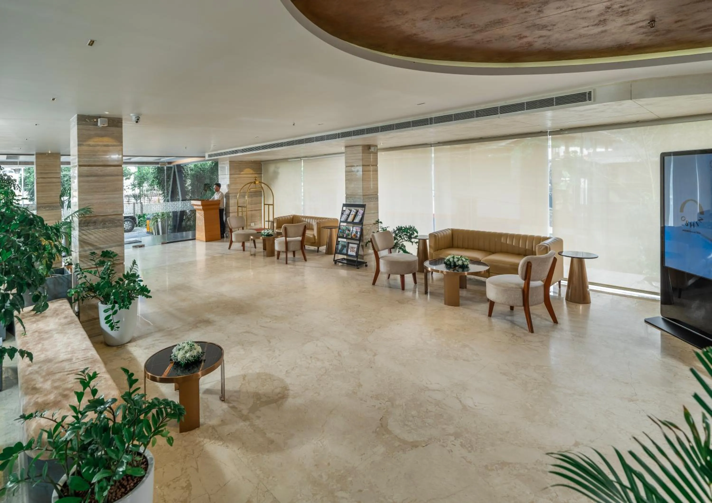 Lobby or reception in Oshin Wayanad