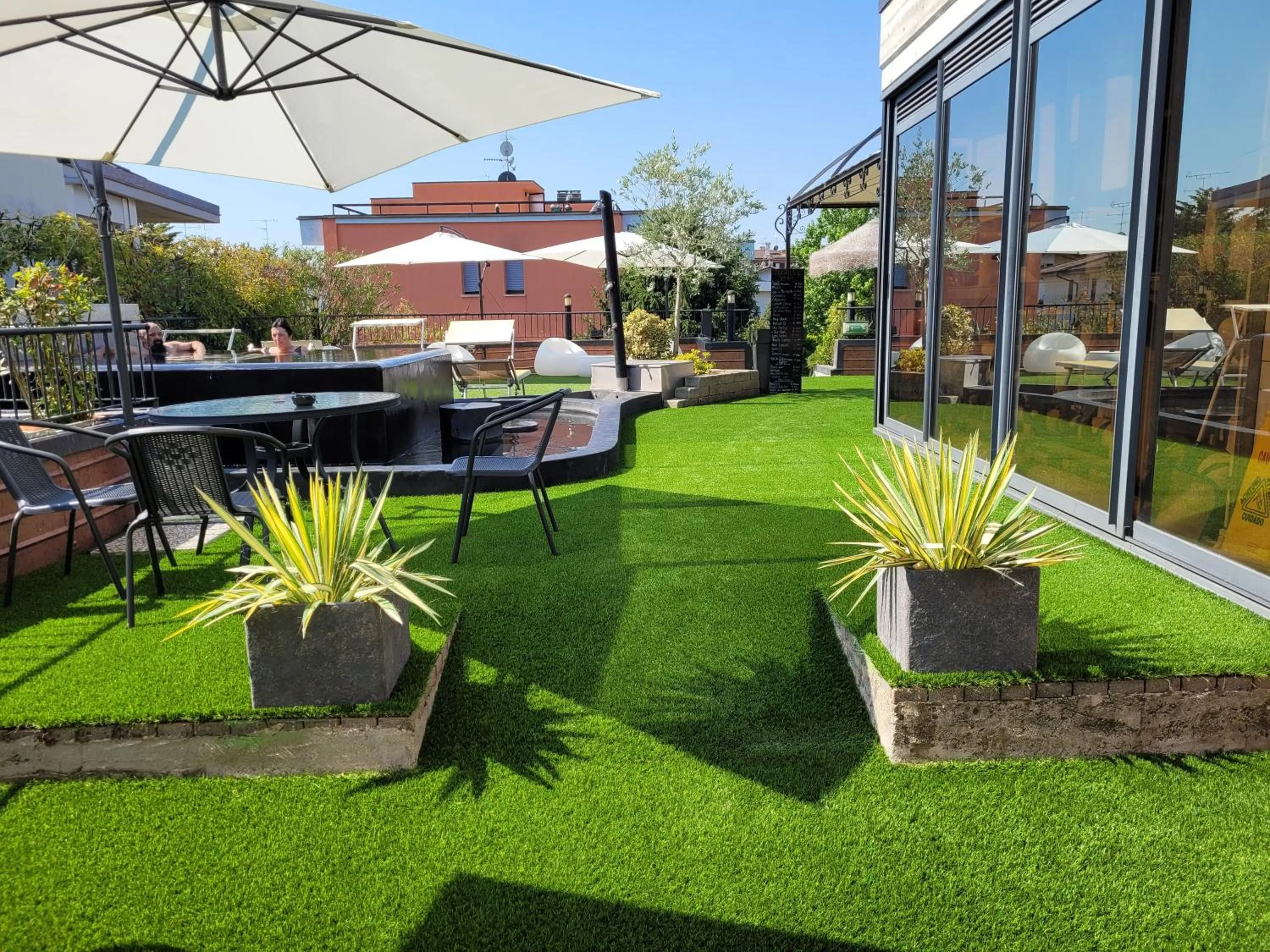 Balcony/Terrace in Admiral Hotel Villa Erme