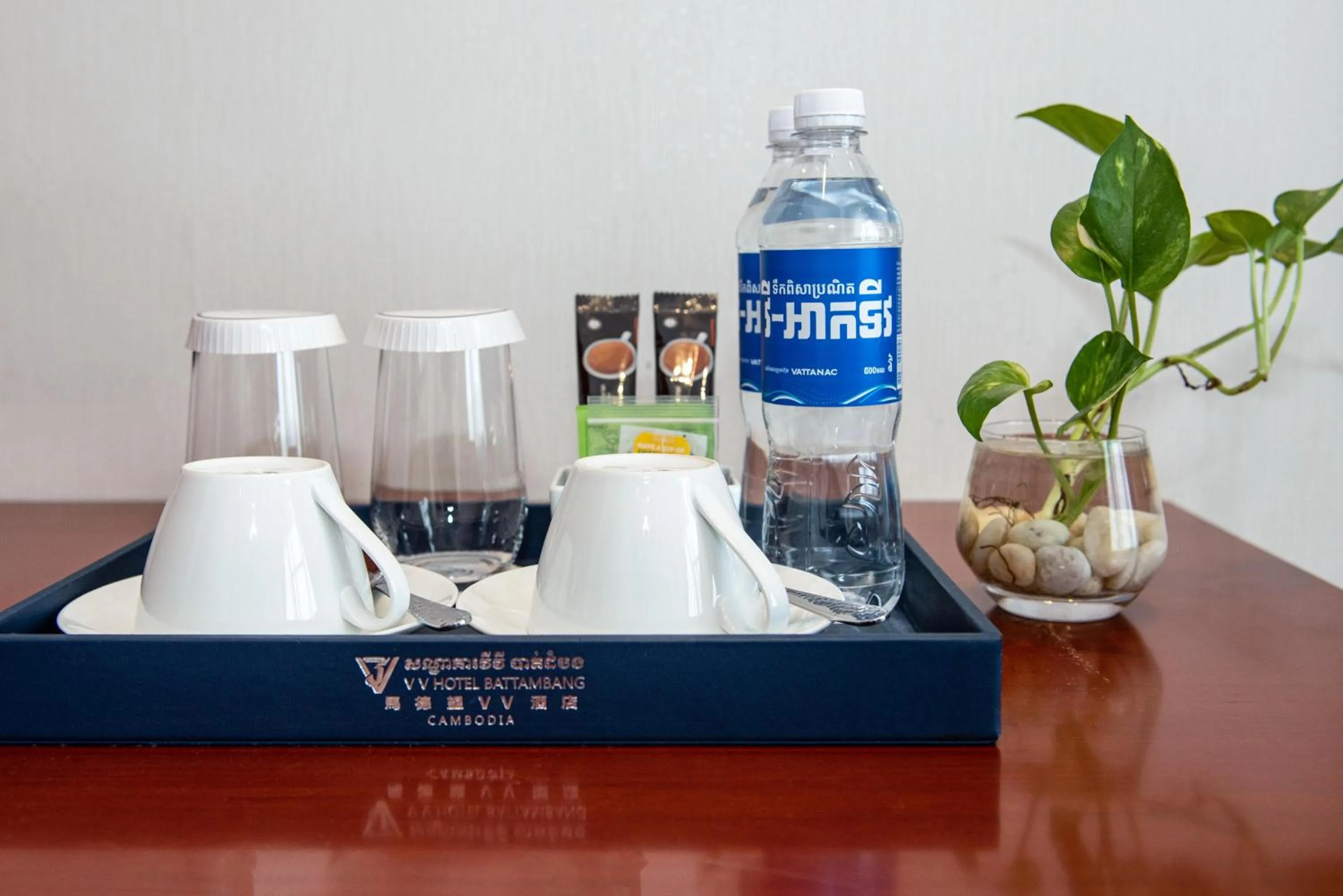 Bathroom in V V Hotel Battambang