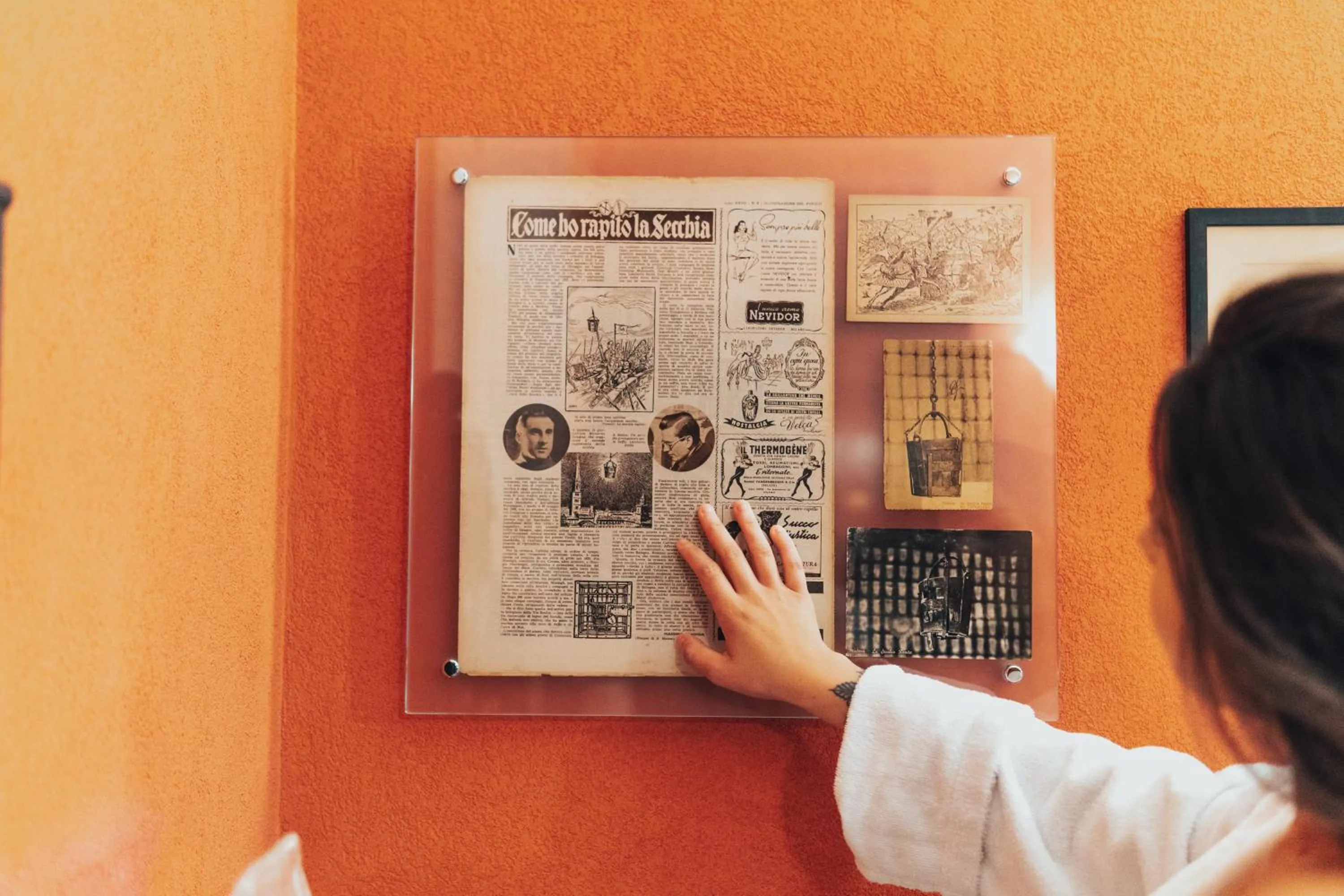 Decorative detail in Art Hotel Commercianti