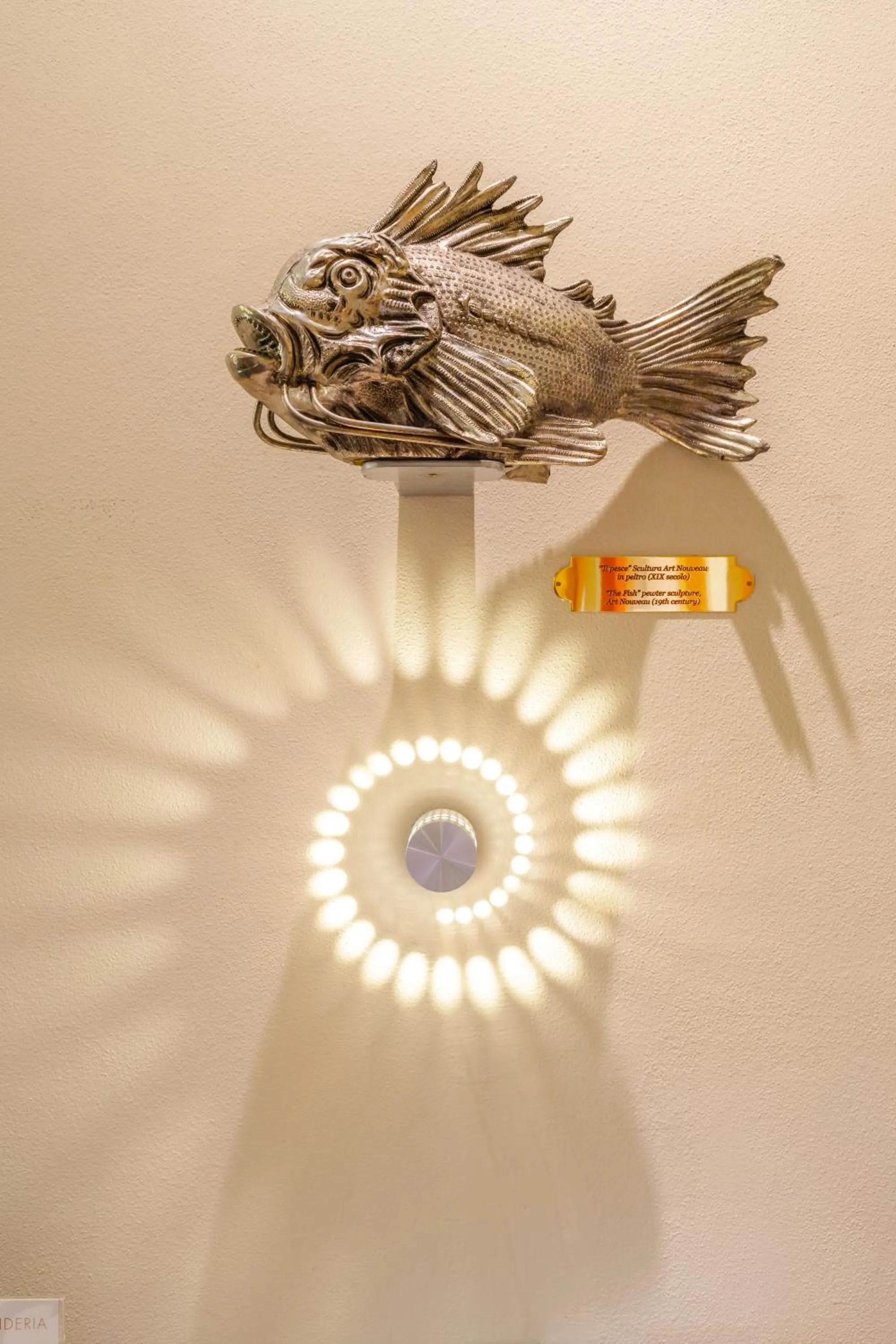 Decorative detail in Art Hotel Commercianti