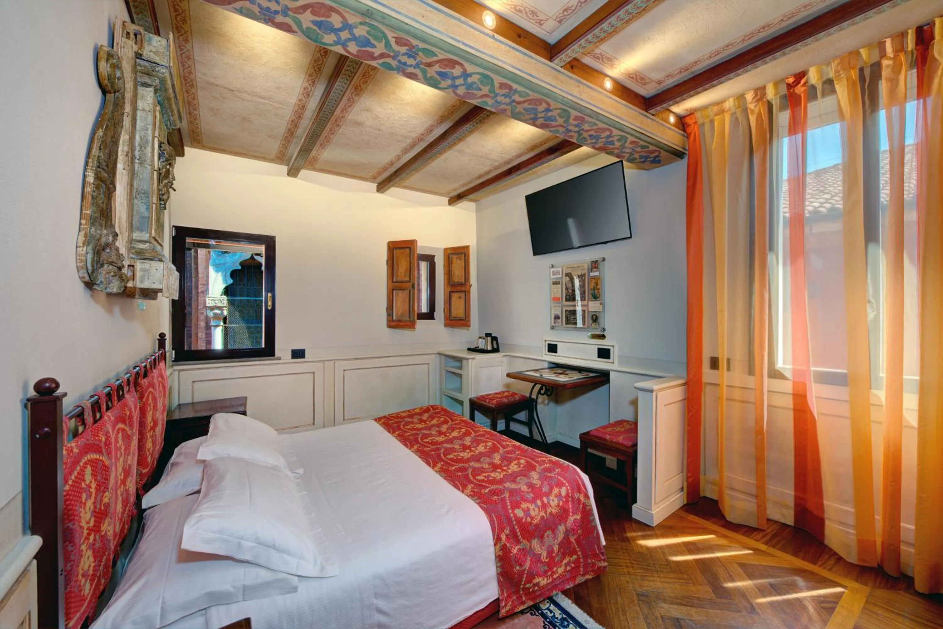 Bed in Art Hotel Commercianti