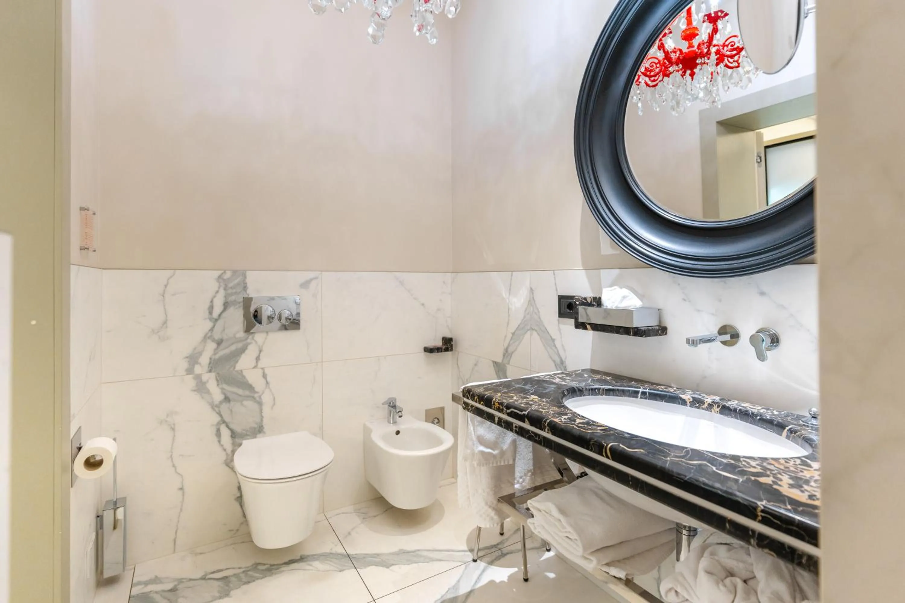 Bathroom in Art Hotel Commercianti