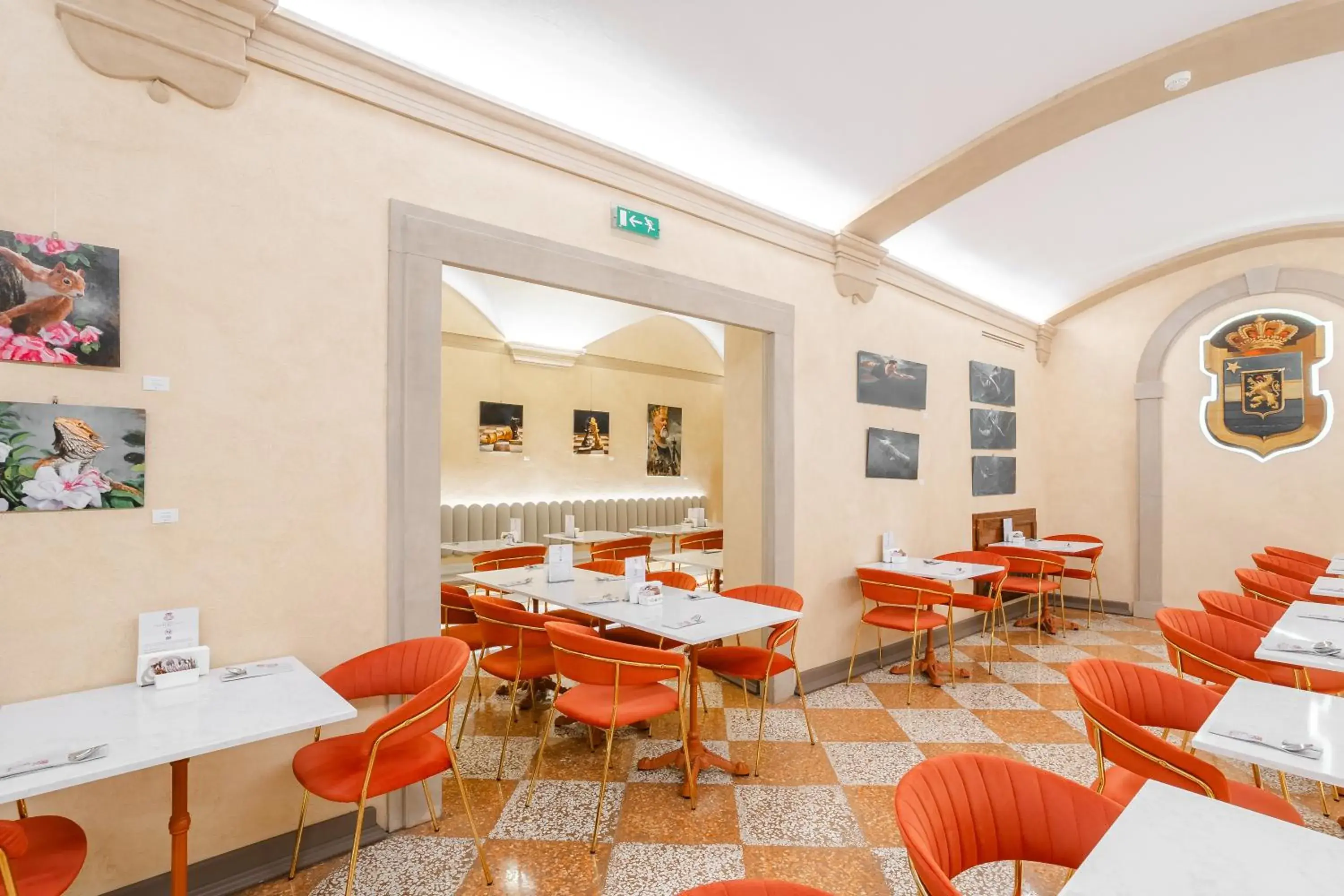 Buffet breakfast in Art Hotel Commercianti Buffet breakfast in Art Hotel Commercianti