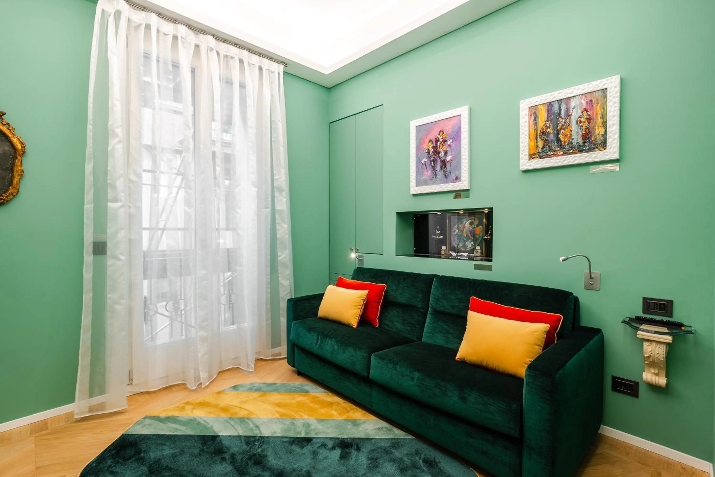 Seating area in Art Hotel Commercianti