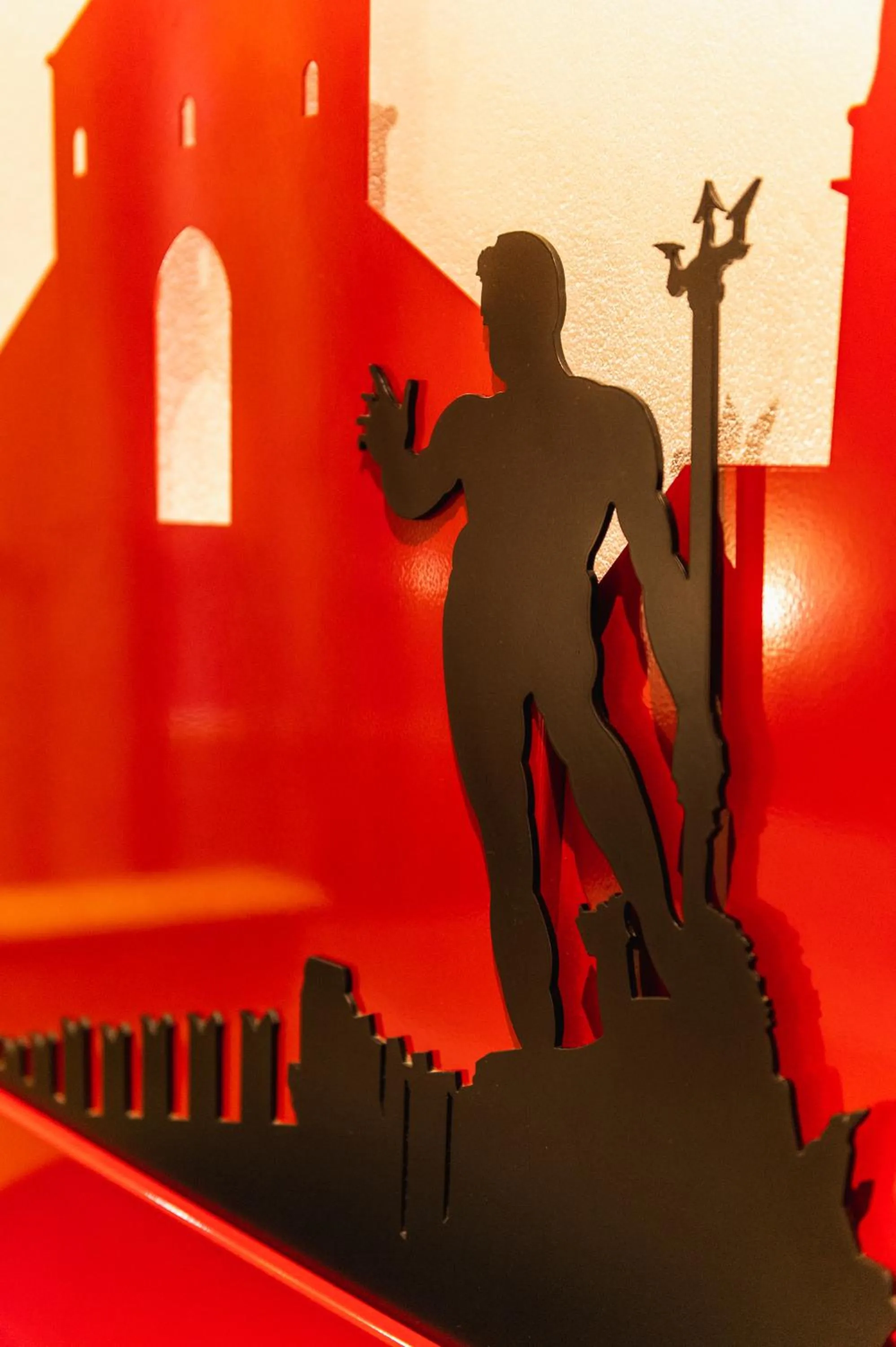 Decorative detail in Art Hotel Commercianti