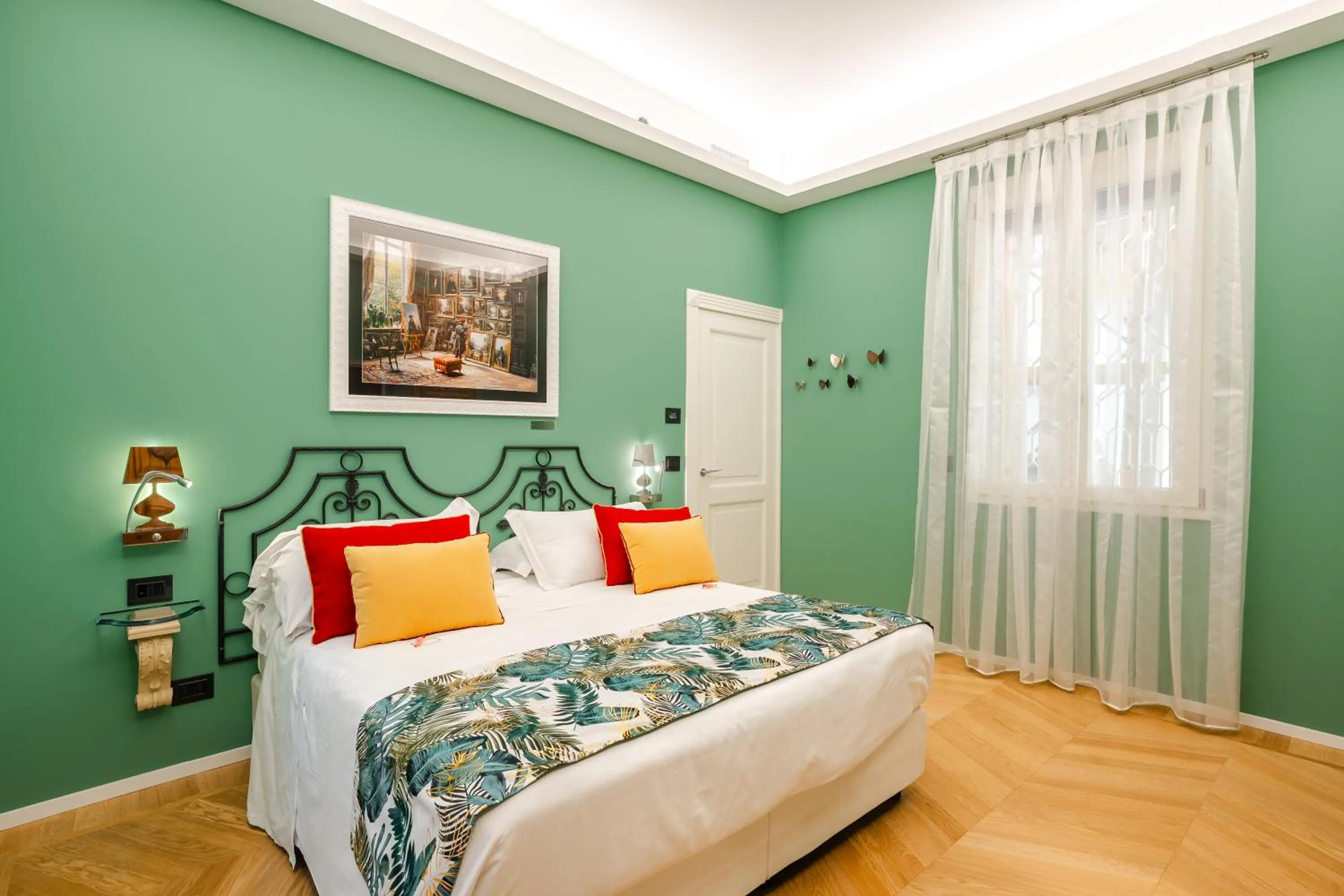 Bedroom, Bed in Art Hotel Commercianti