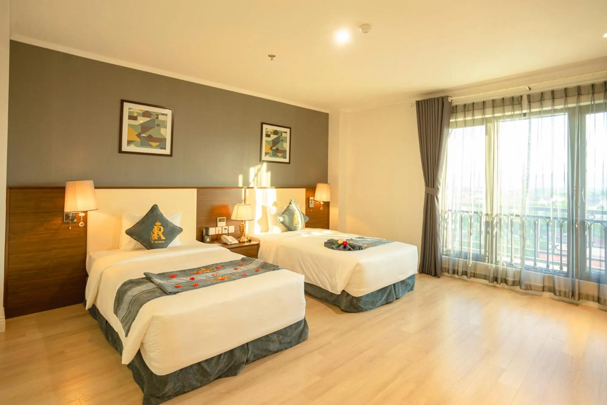 Photo of the whole room, Bed in Rex Quang Binh Hotel