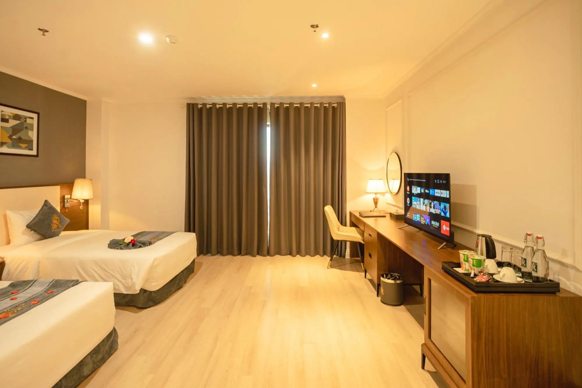 Photo of the whole room, Bed in Rex Quang Binh Hotel