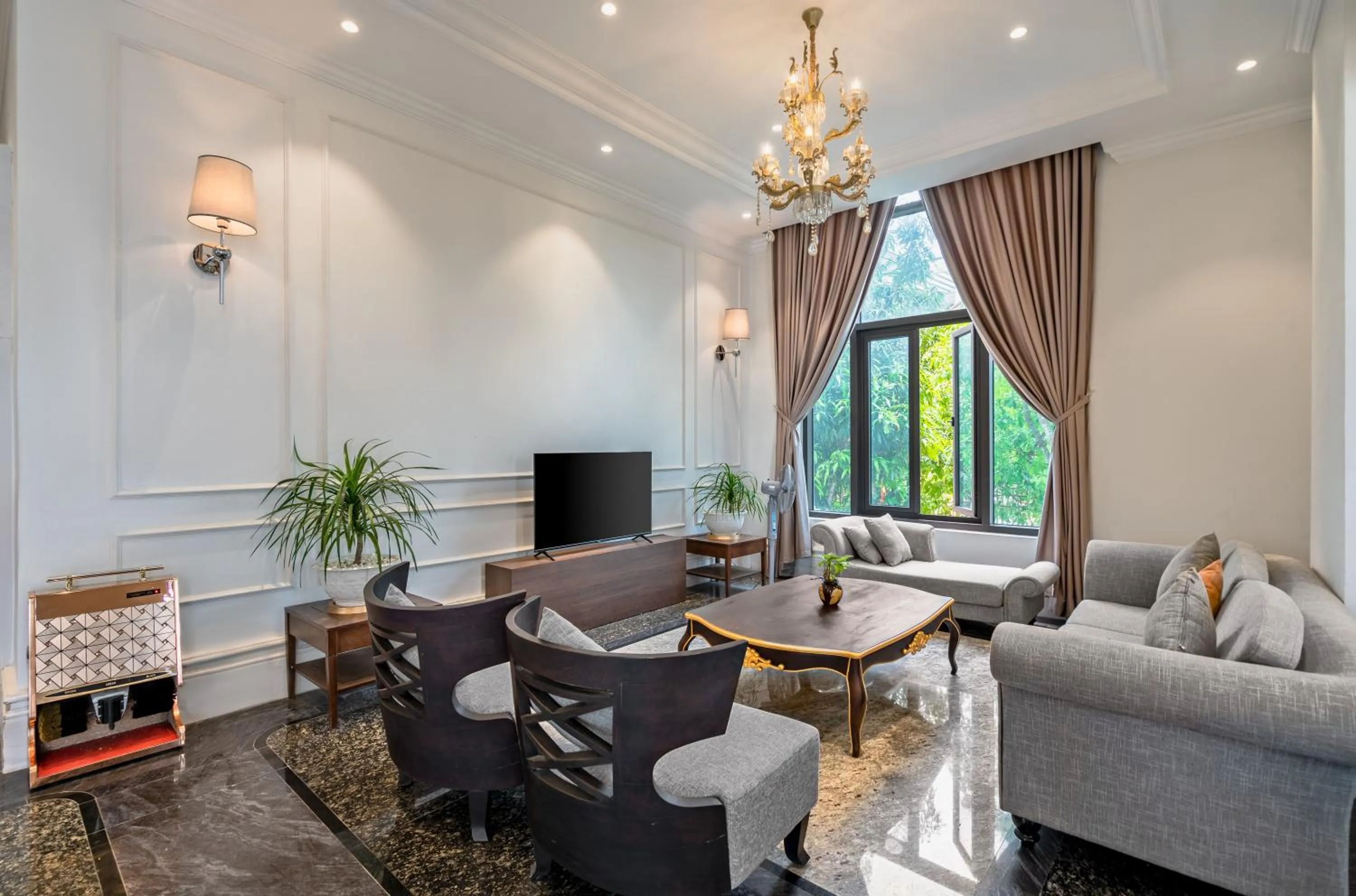 Seating area in Rex Quang Binh Hotel