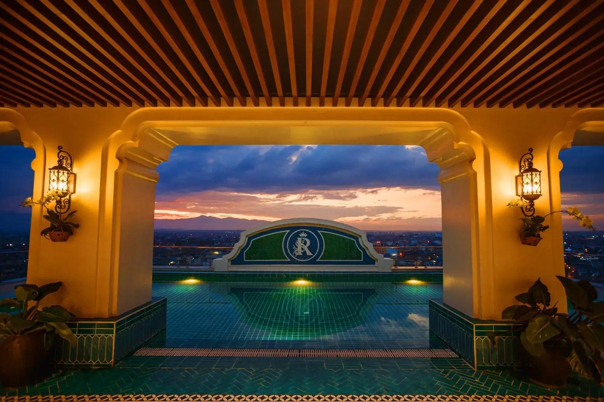 Pool view in Rex Quang Binh Hotel Pool view in Rex Quang Binh Hotel