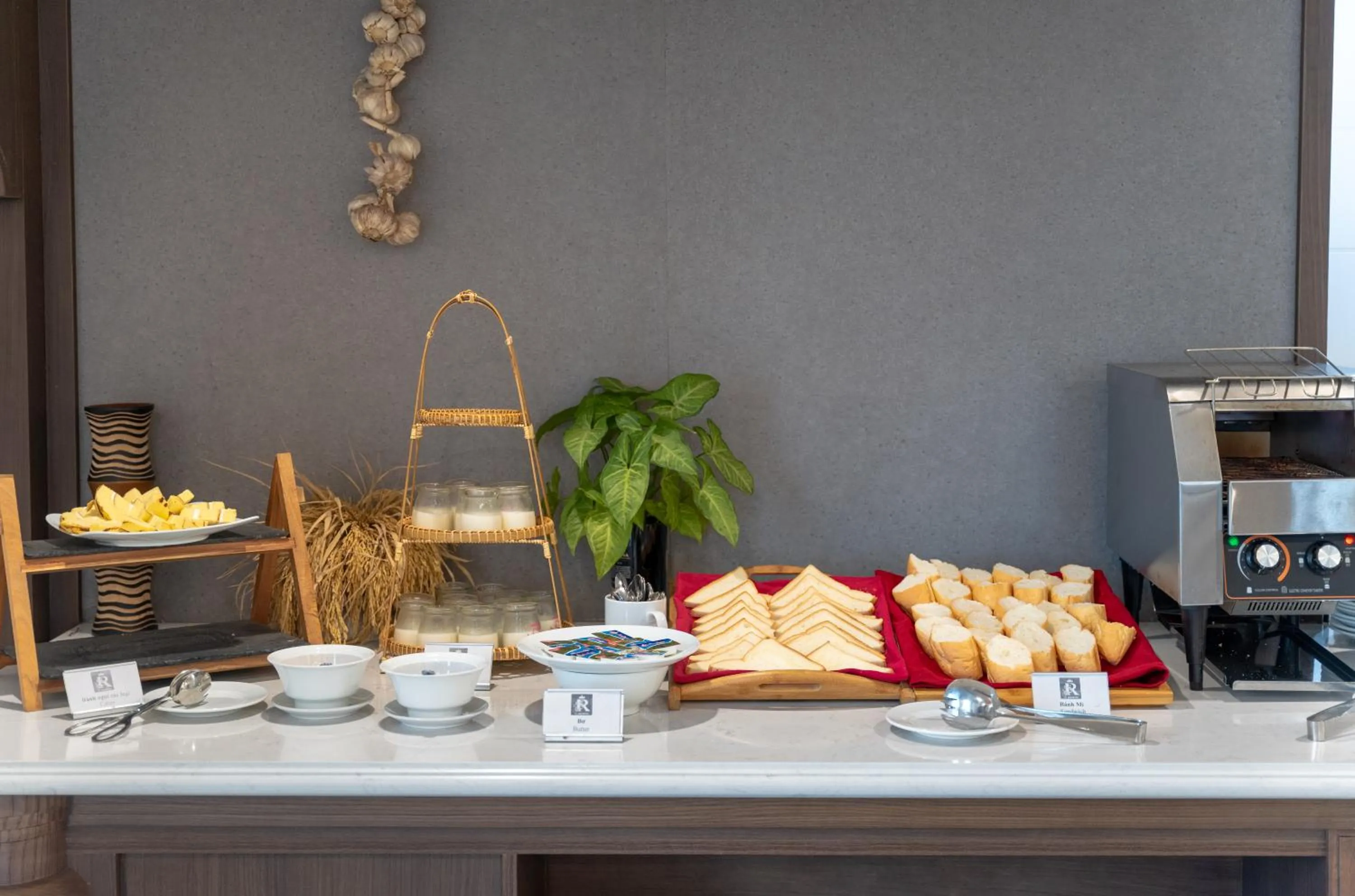 Buffet breakfast in Rex Quang Binh Hotel