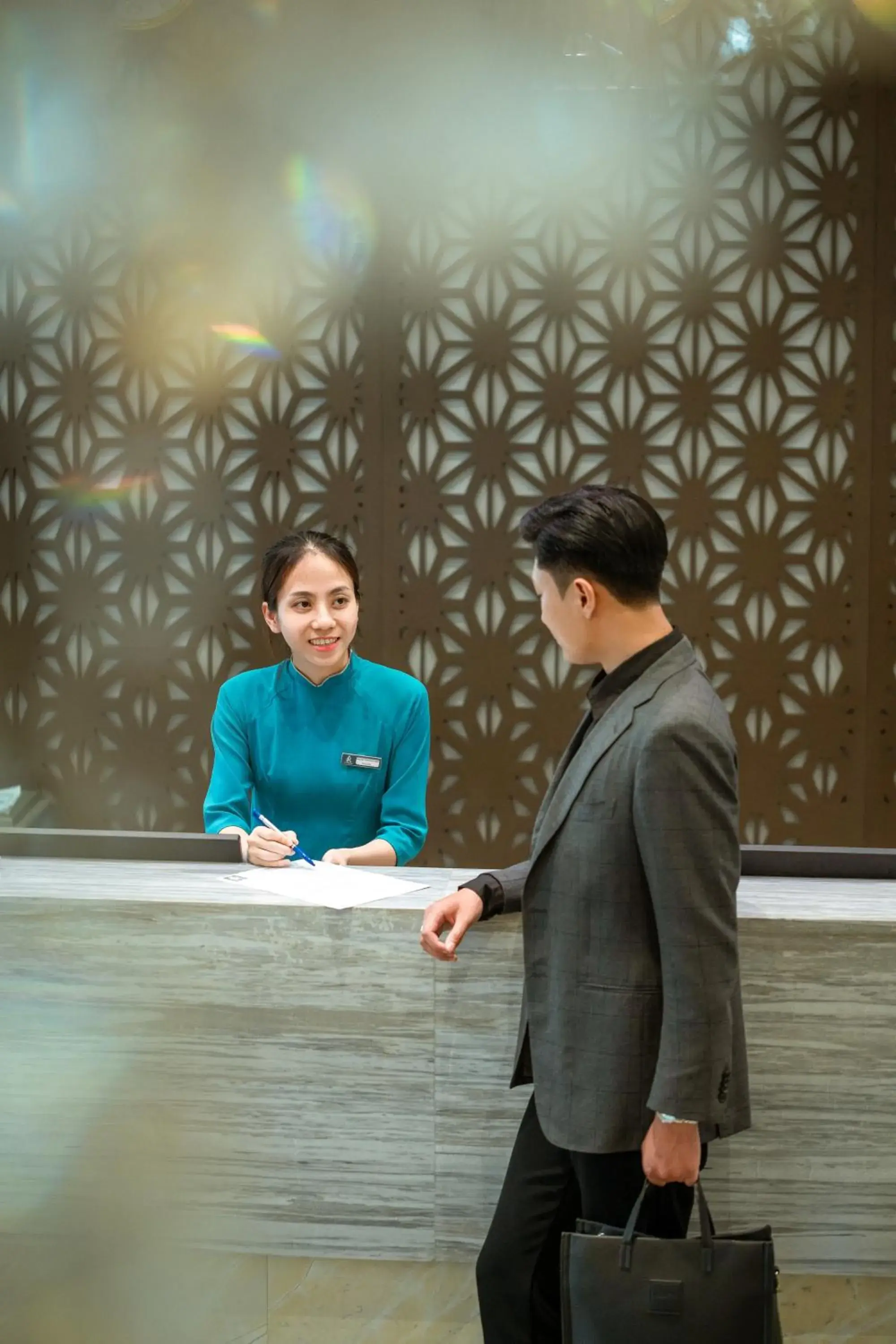 Lobby or reception in Rex Quang Binh Hotel Lobby or reception in Rex Quang Binh Hotel