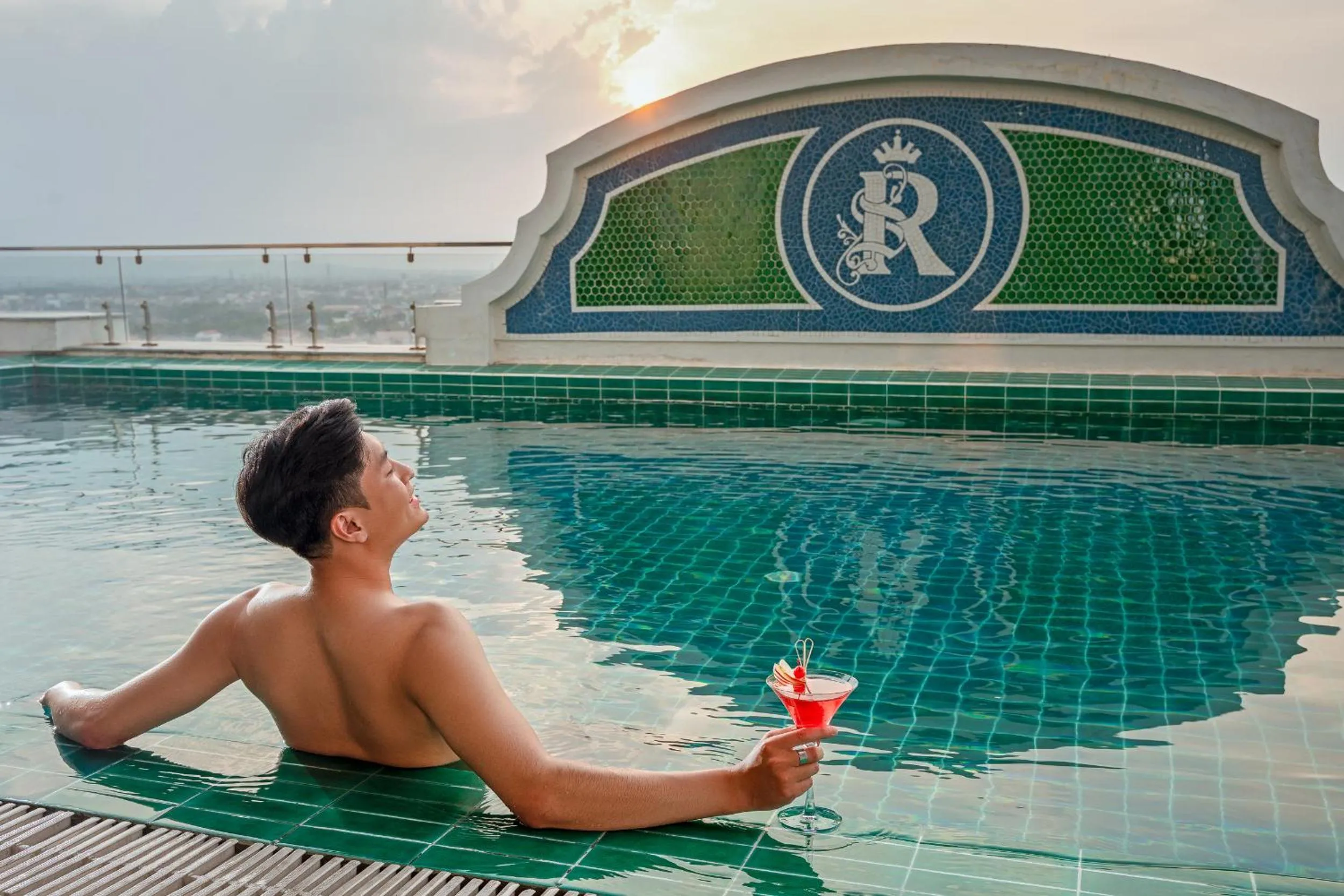 Swimming pool in Rex Quang Binh Hotel