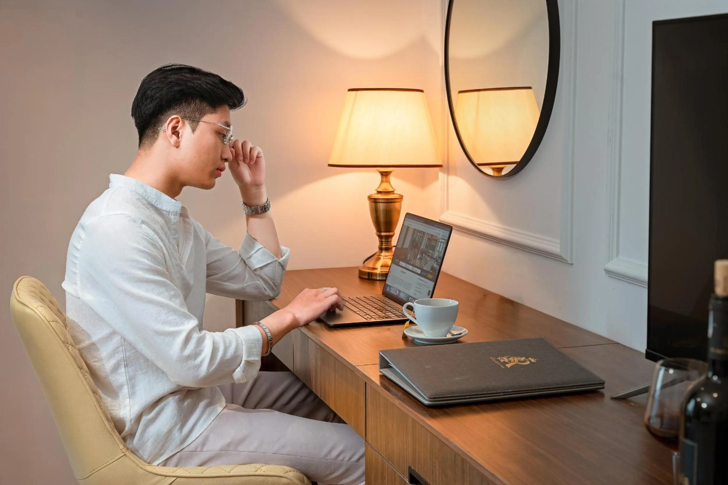 Living room in Rex Quang Binh Hotel