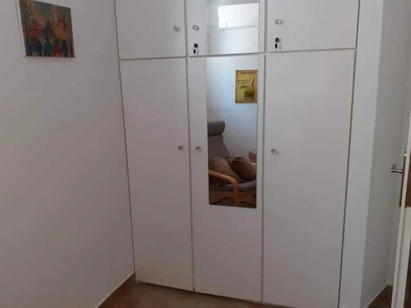 Bedroom in Breezy summer maisonette with exciting view!