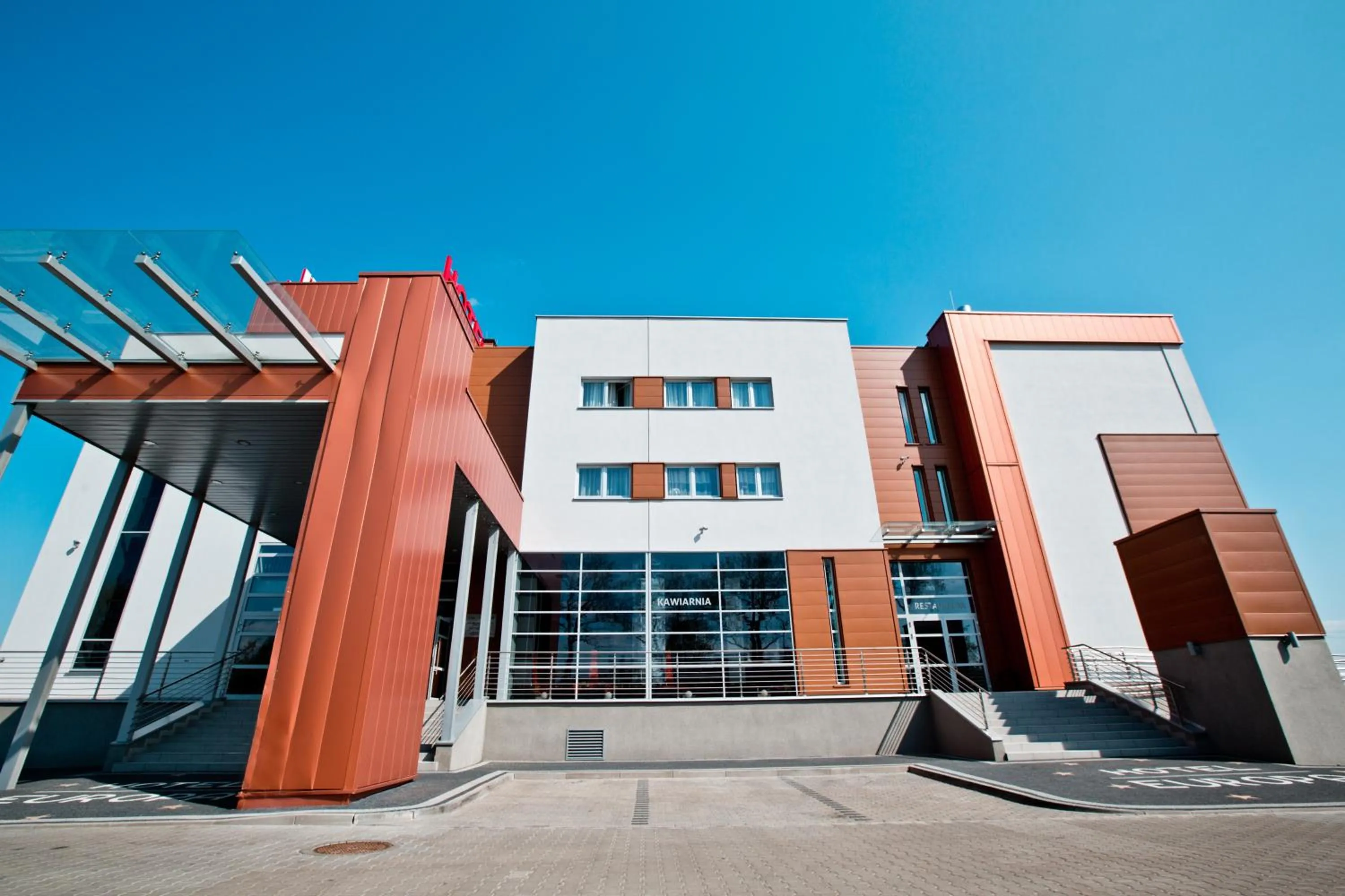 Facade/entrance in Hotel Europa