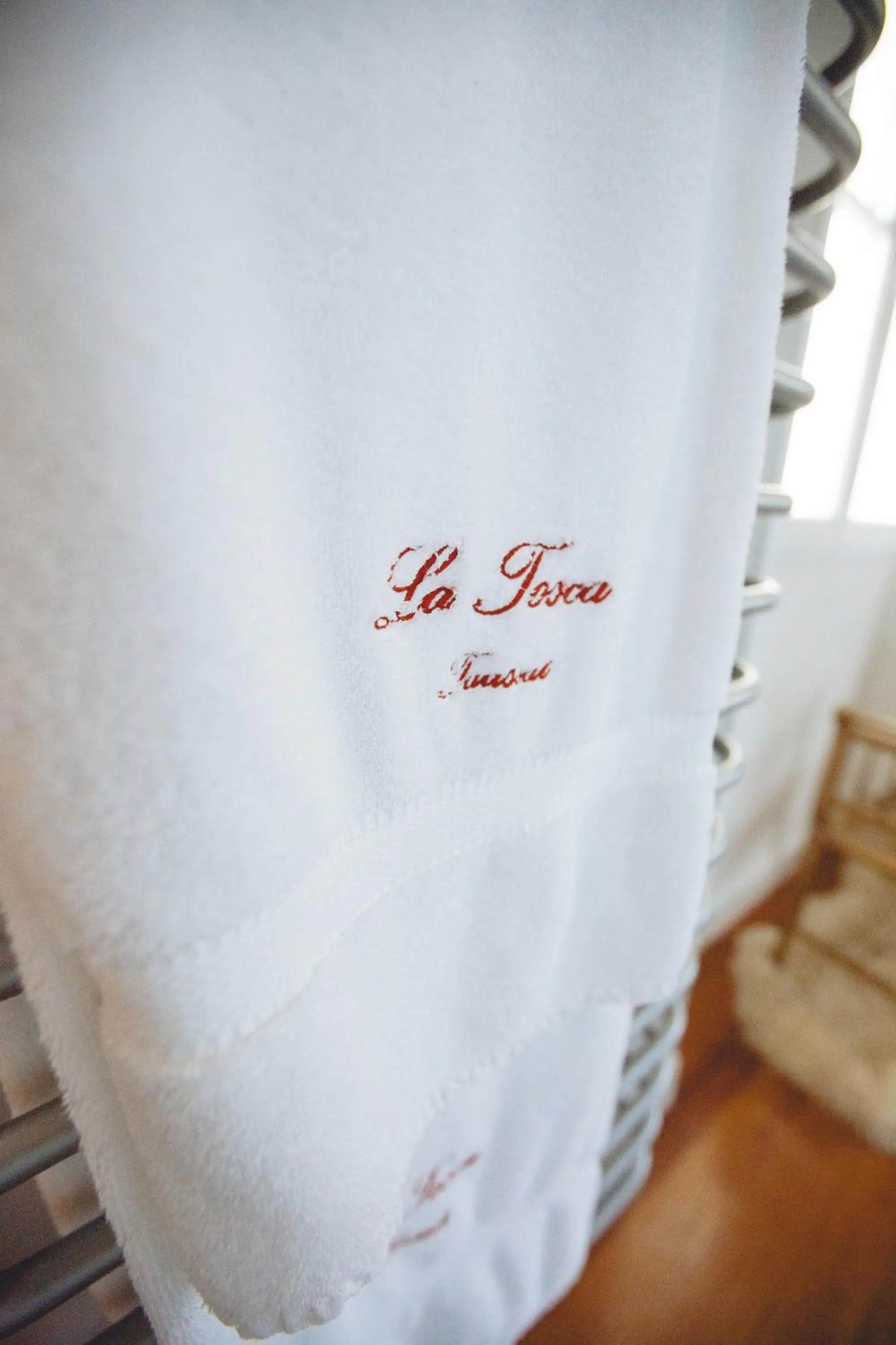 Bathroom, Bed in Villa La Tosca