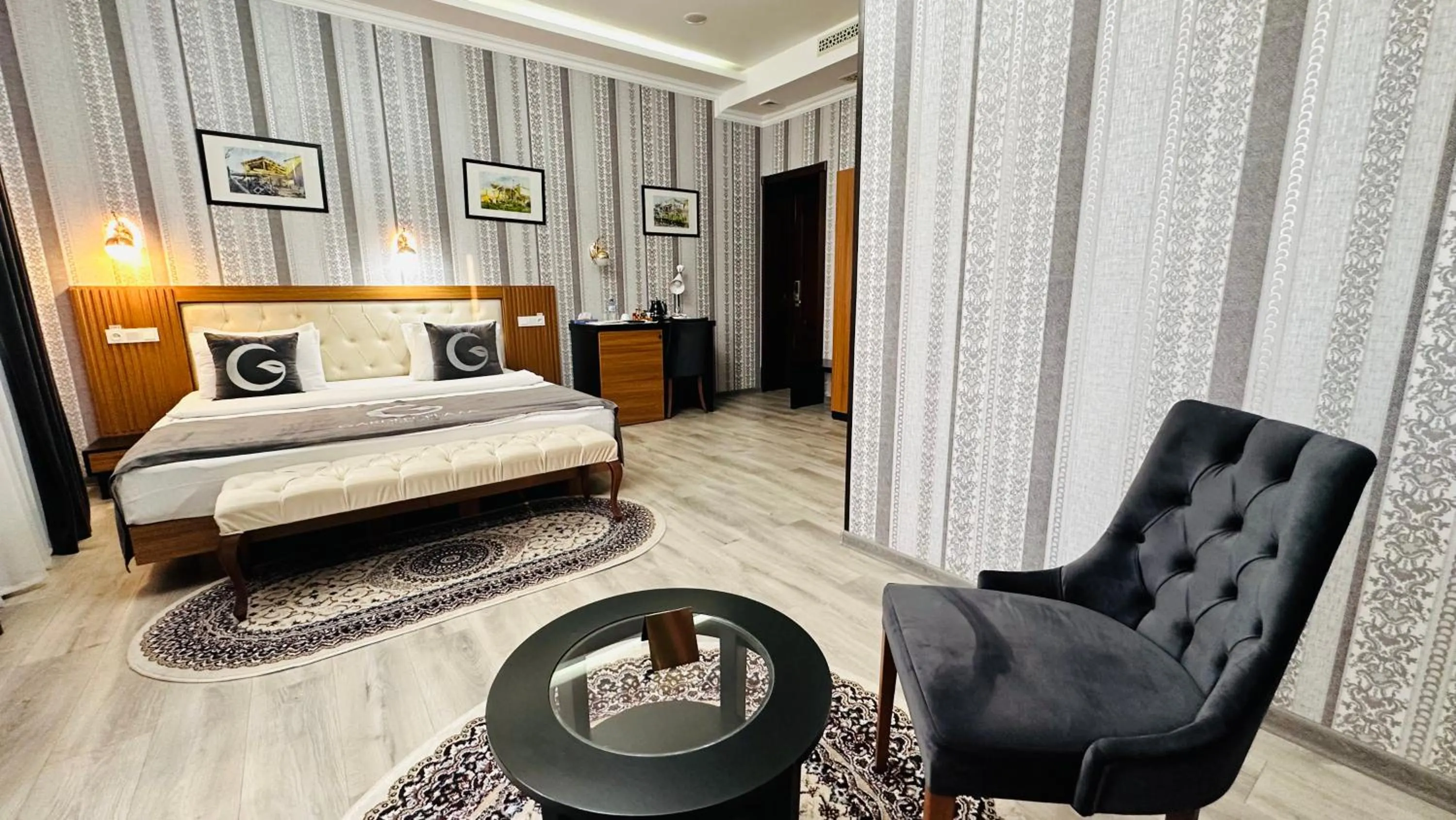 Property building, Bed in Garden Plaza Bukhara