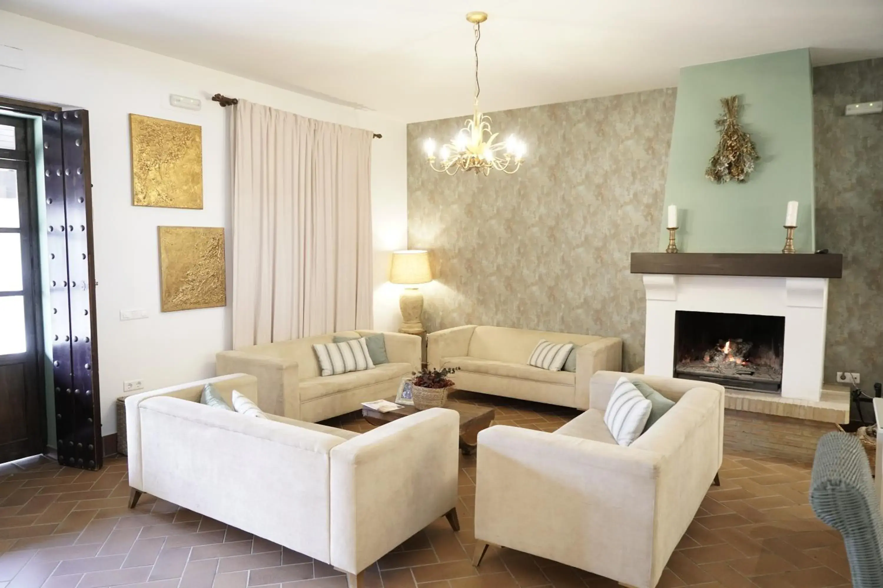 Living room in Hospedarte Cazadero Real Living room in Hospedarte Cazadero Real