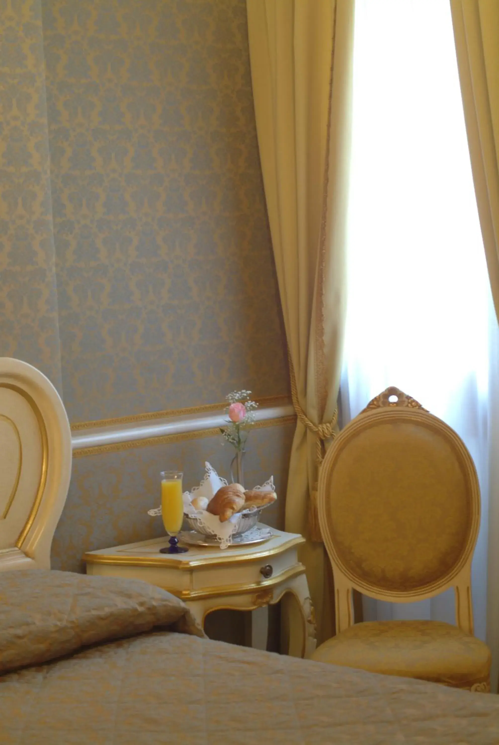 Bed in Apostoli Palace Bed in Apostoli Palace