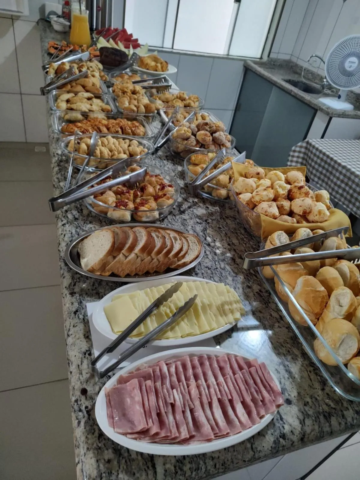 Breakfast in Santiago Palace Hotel