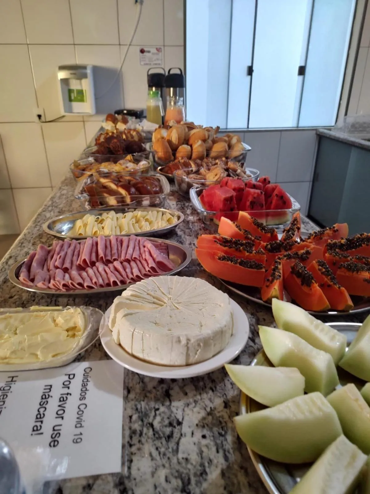 Breakfast in Santiago Palace Hotel