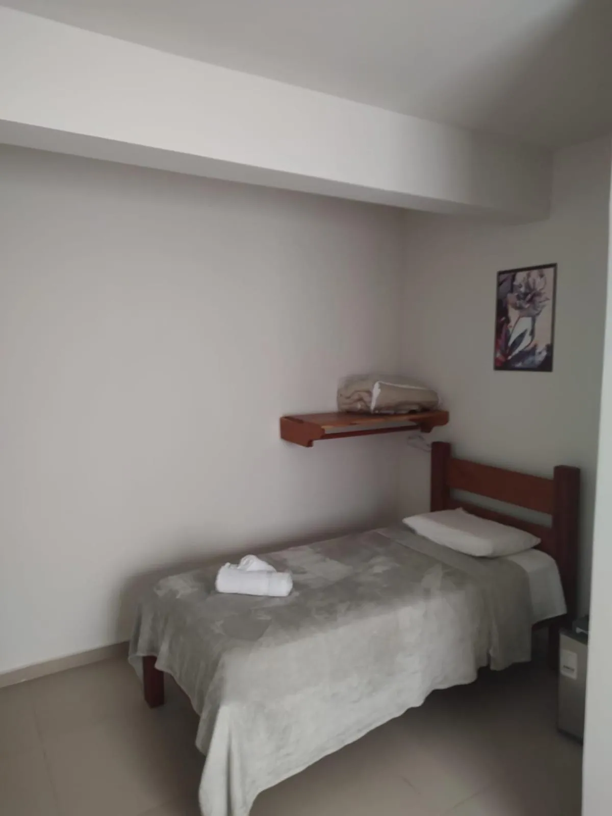 Bed in Santiago Palace Hotel
