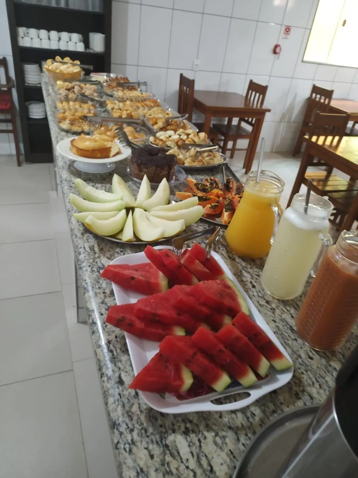 Breakfast in Santiago Palace Hotel