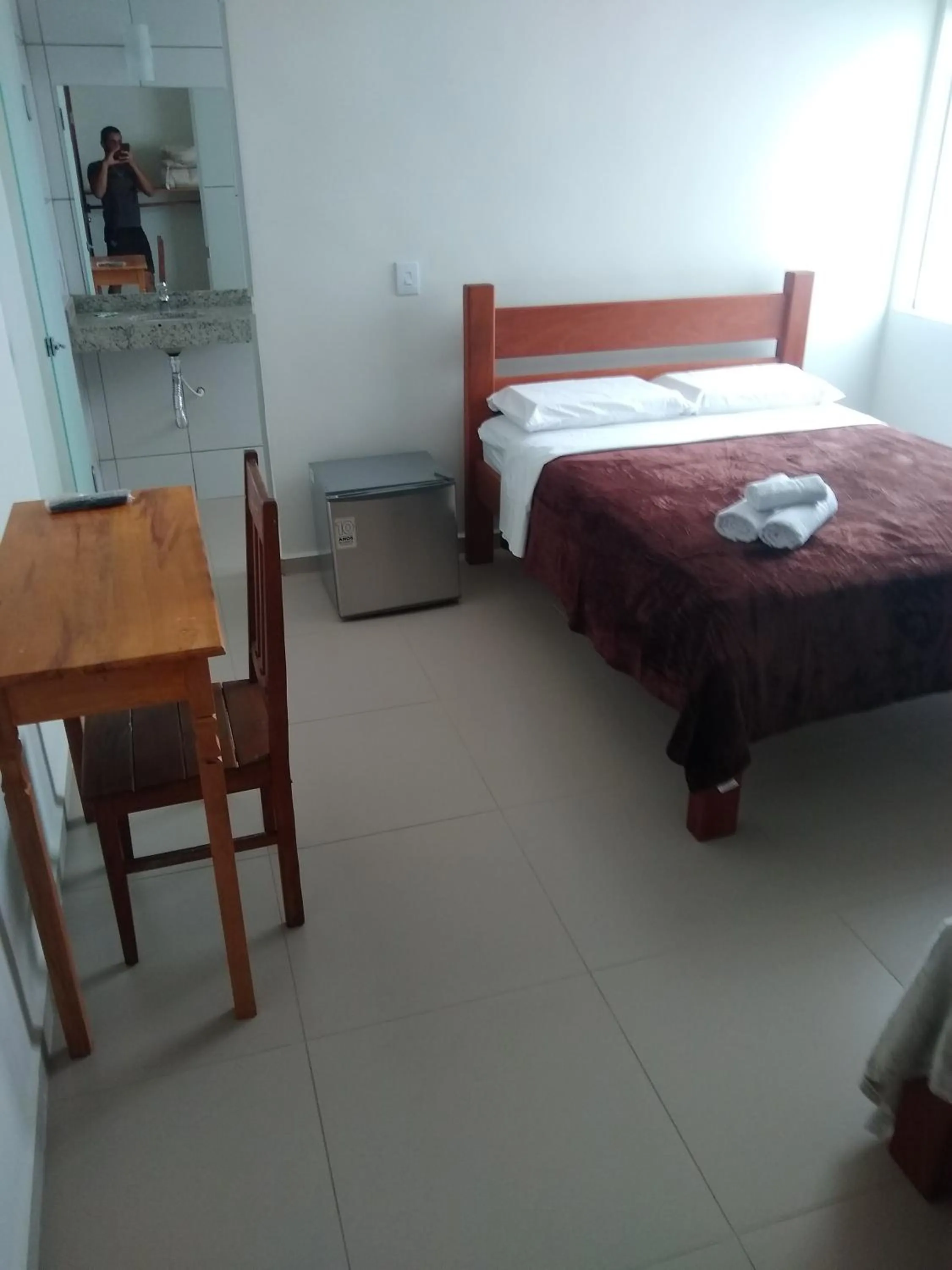 Photo of the whole room, Bed in Santiago Palace Hotel