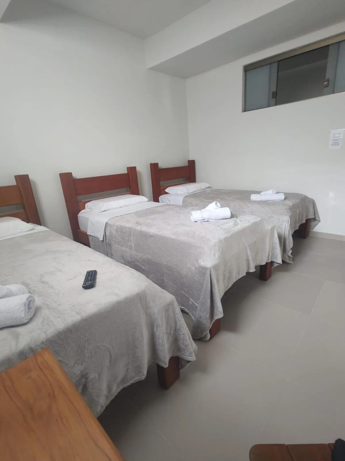 Bed in Santiago Palace Hotel
