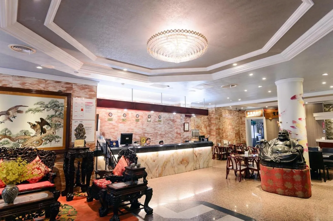 Lobby or reception in Kiwi Hotel MRT Wenxin Branch (Feng Chia Branch 1)