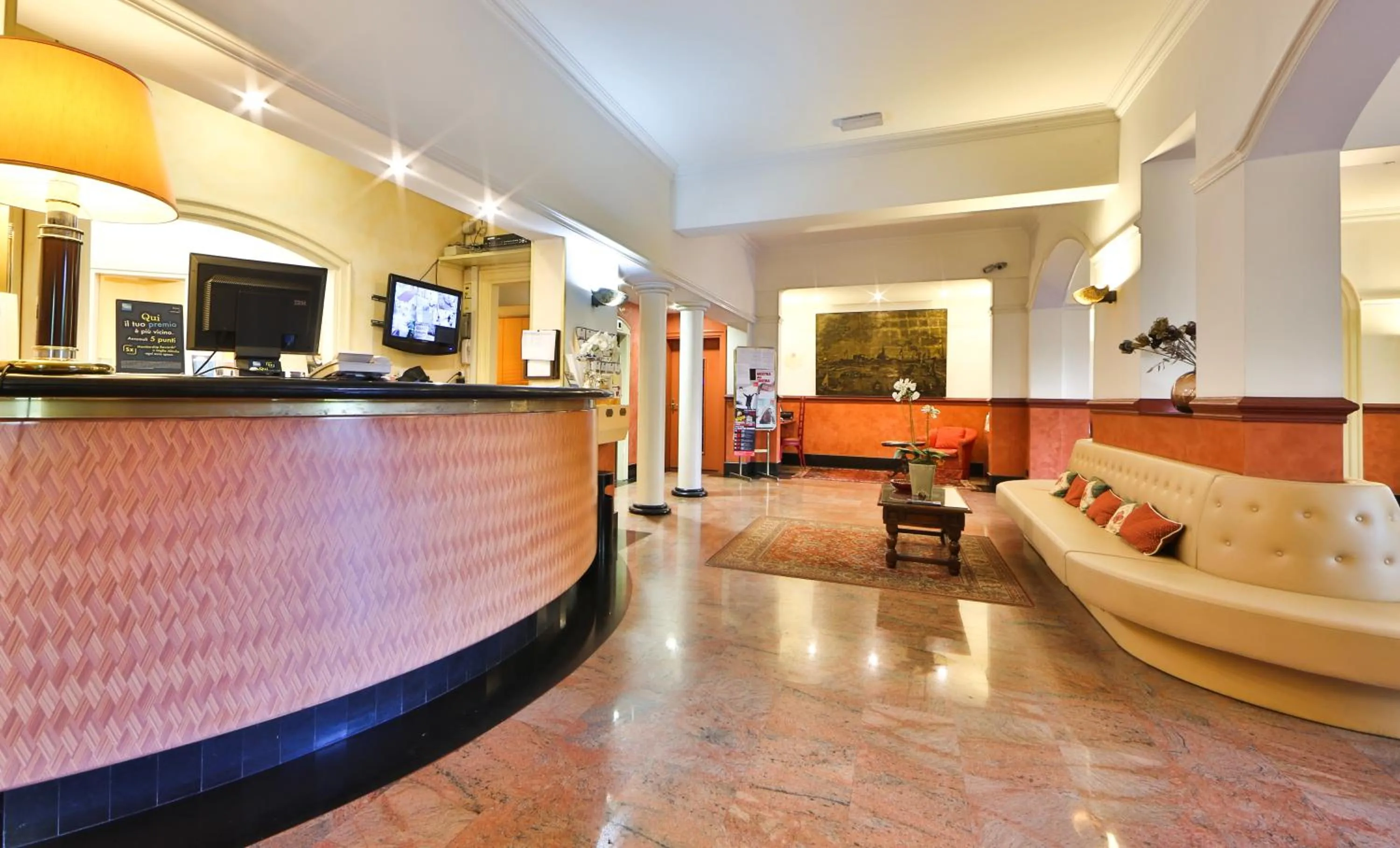 Lobby or reception in Hotel Biasutti