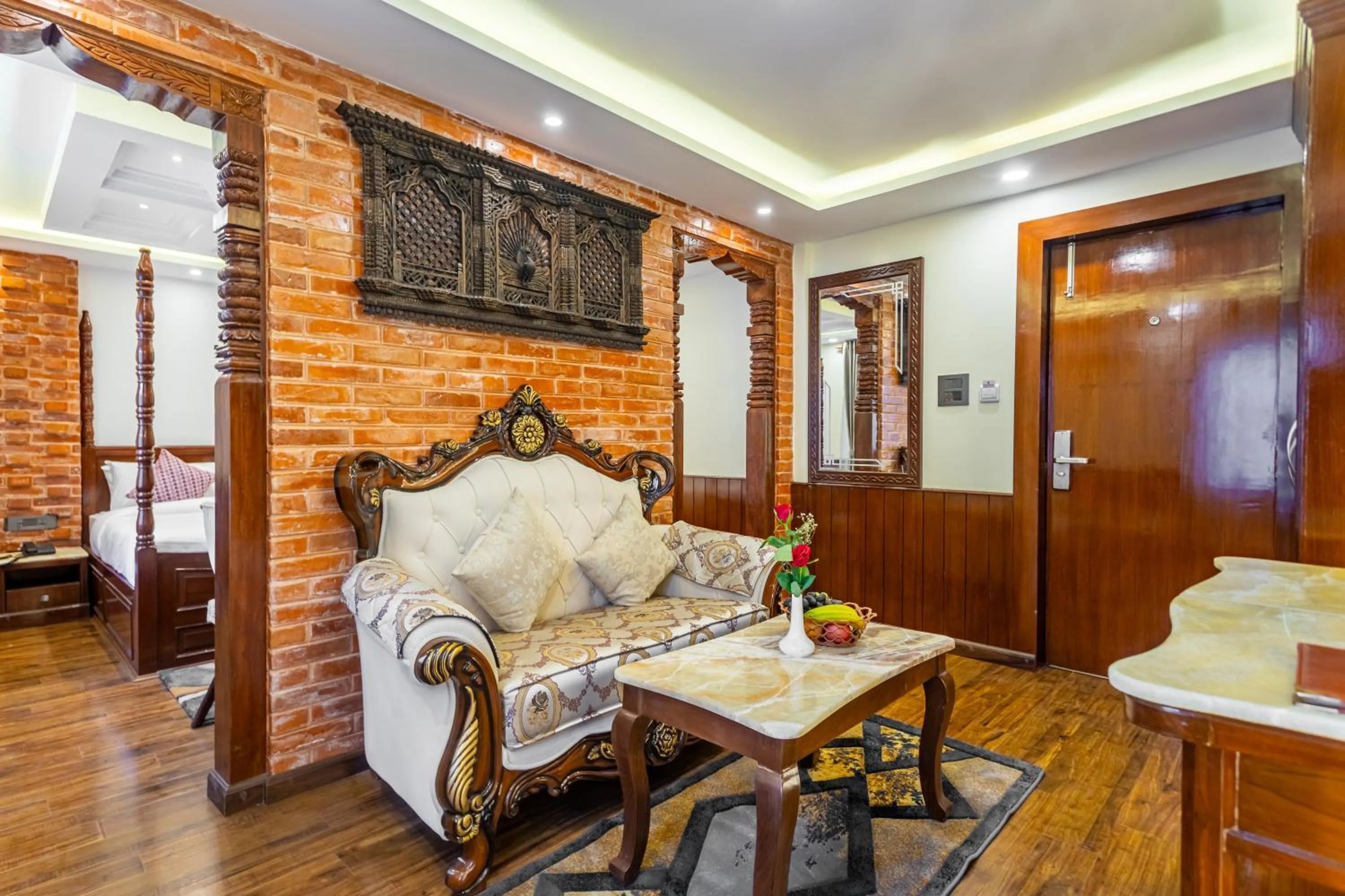 Living room in Amarawati Boutique Hotel