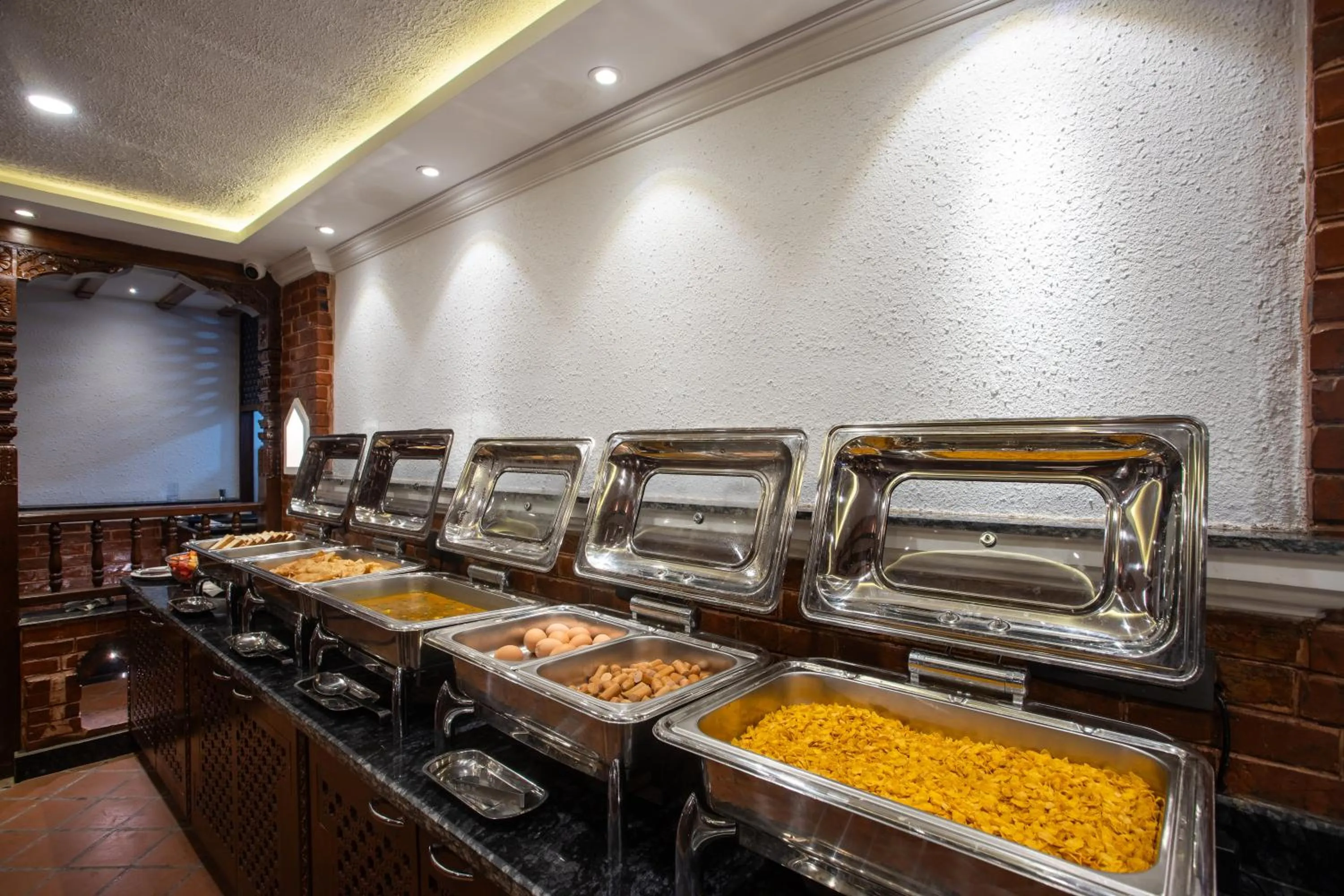 Breakfast in Amarawati Boutique Hotel