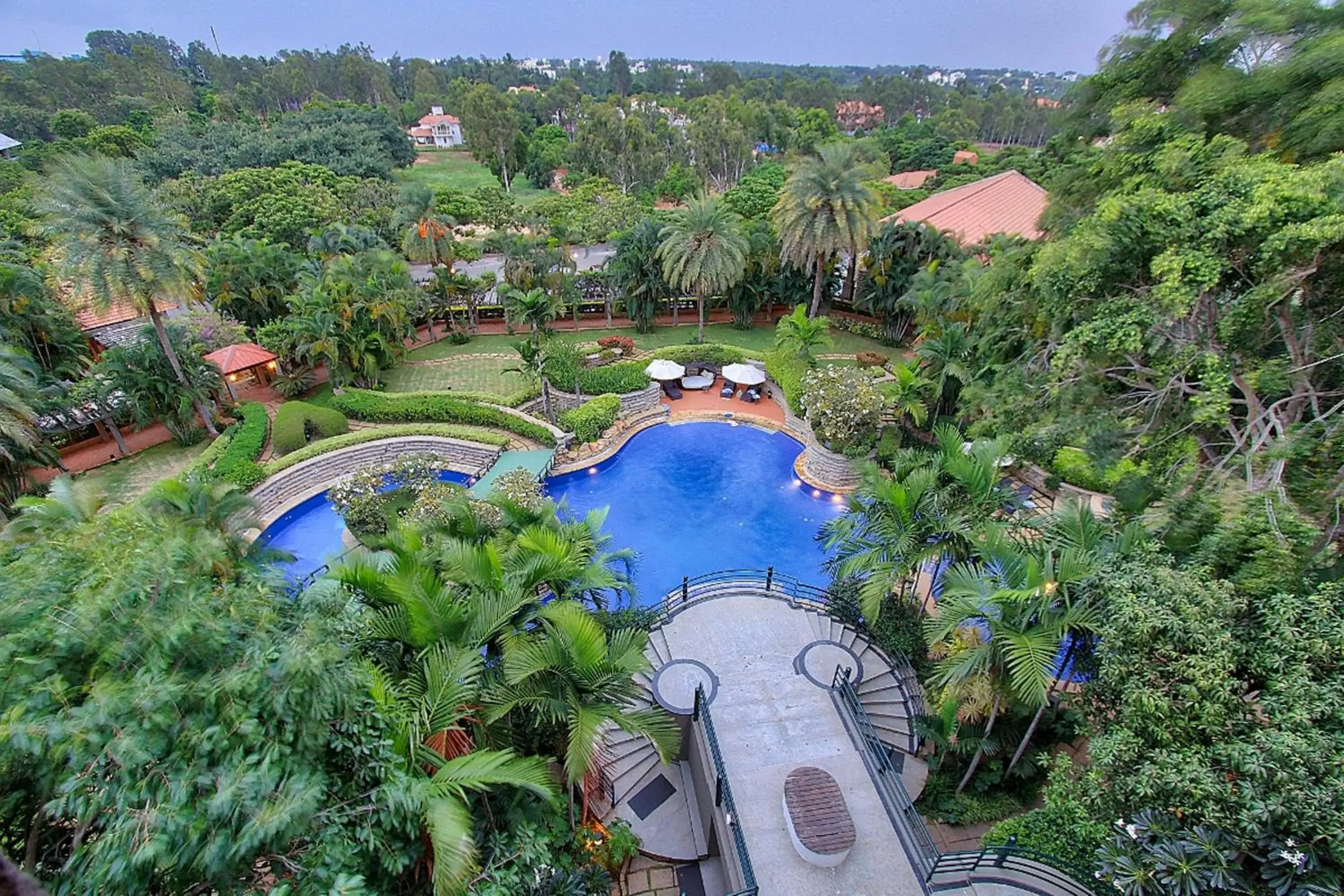 Bird's eye view in Angsana Oasis Spa & Resort Bird's eye view in Angsana Oasis Spa & Resort