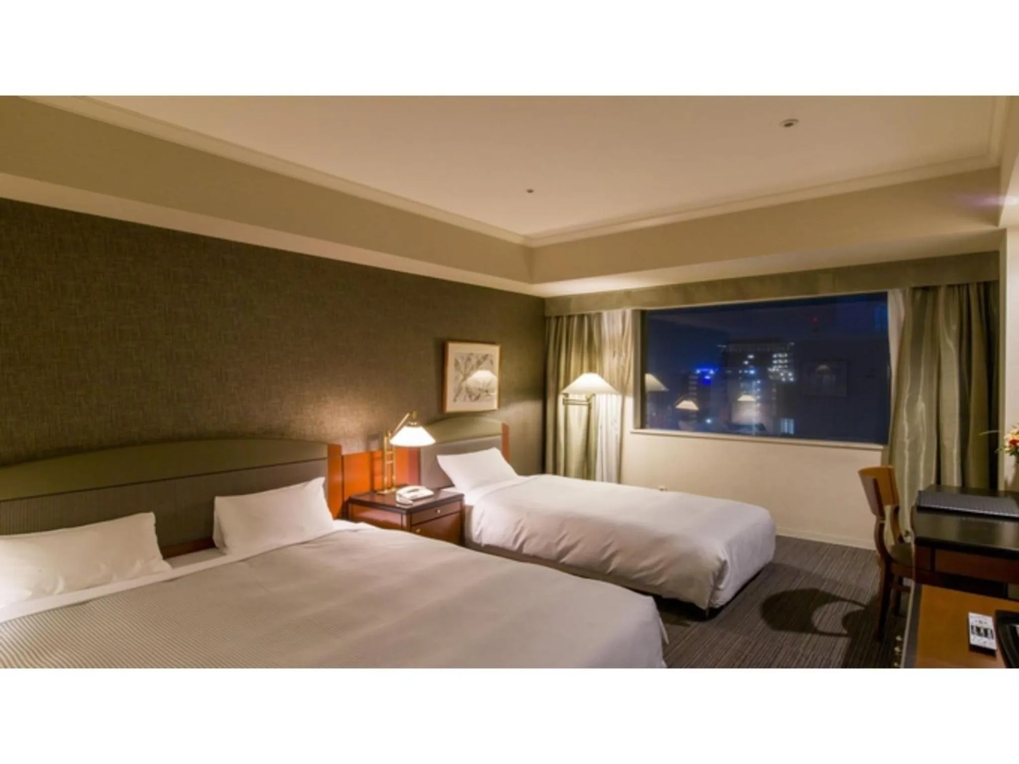 Bed in The QUBE Hotel Chiba - Vacation STAY 02243v