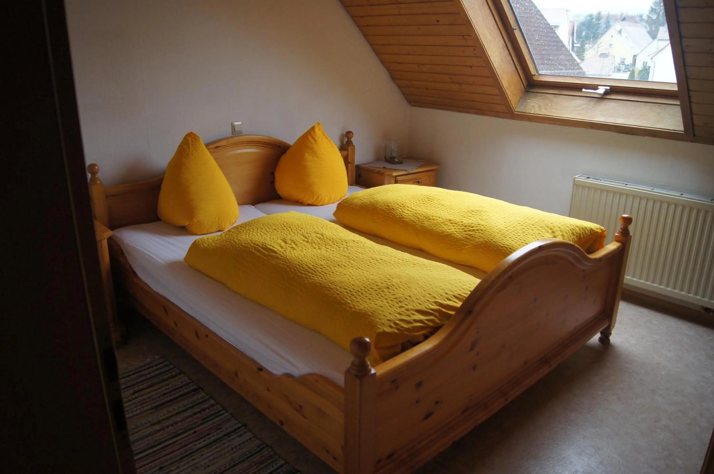Bed in Hotel Krone